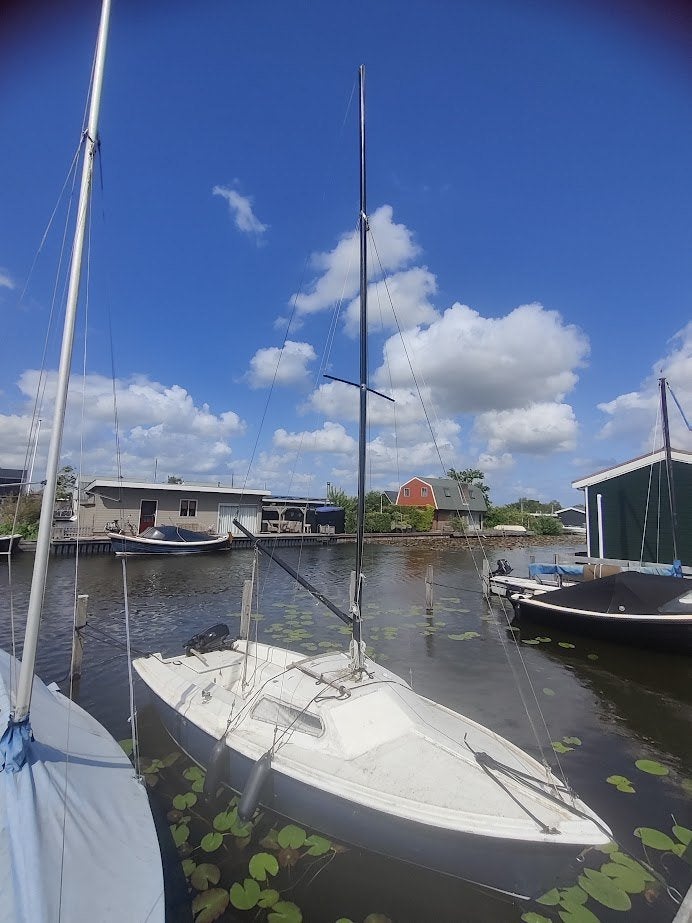 Mast, giek, zeilen en verstaging van zeilboot 17ft Jouet, Ophalen, Gebruikt, 15 tot 30 m², 3 tot 6 meter