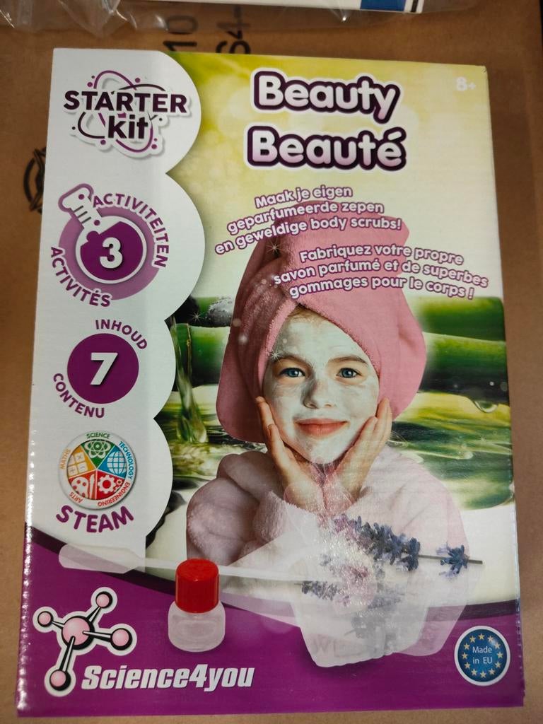 Science4you Beauty Beauté Starter Kit - Maak je eigen zeep, Diversen, Rommelmarktspullen, Nieuw, Ophalen of Verzenden