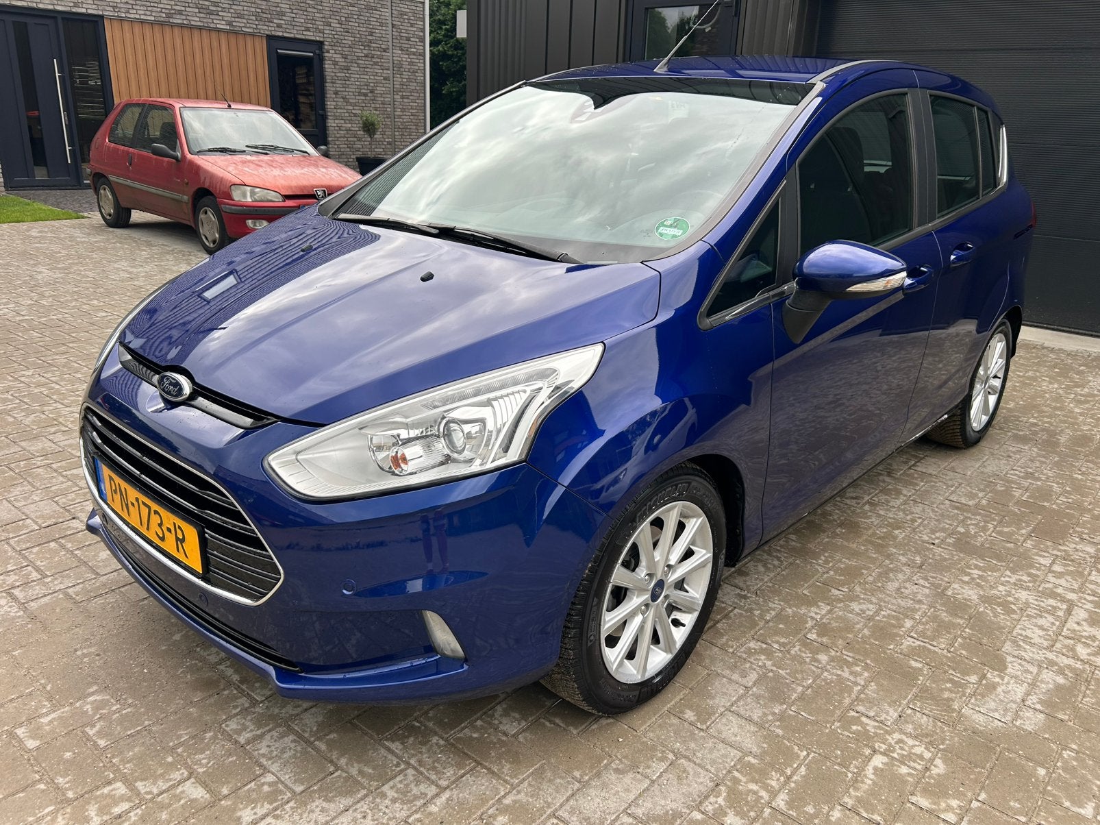 Ford B-Max 1.6 Ti-vct 77KW/105PK VOL ! Pshift 2017 Automaat, Auto's, Ford, 1596 cc, Navigatiesysteem, 4 cilinders, 1209 kg