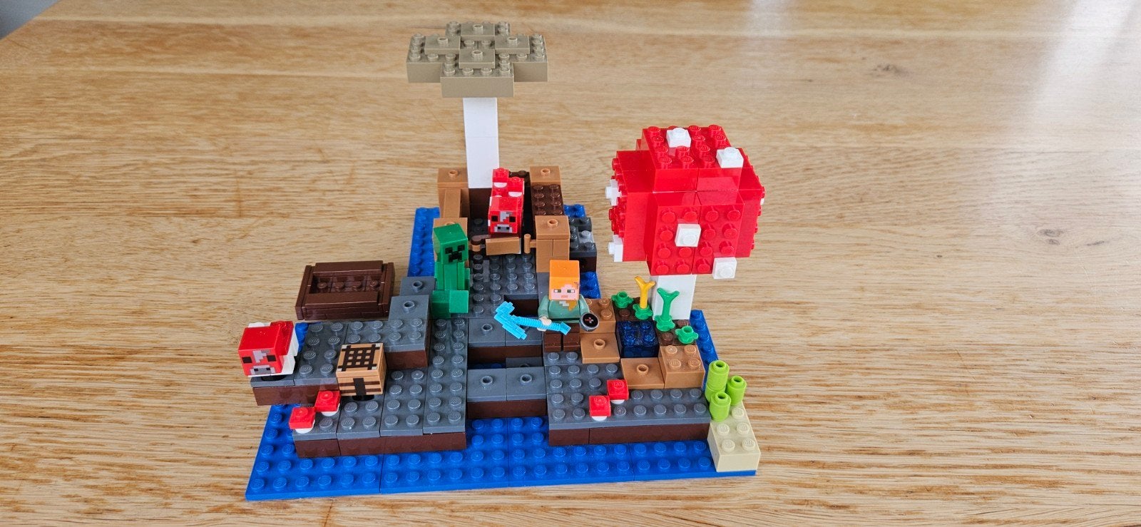 Lego Minecraft 21129 paddenstoeleneiland, Minecraft, Lego, Ophalen of Verzenden, Zo goed als nieuw
