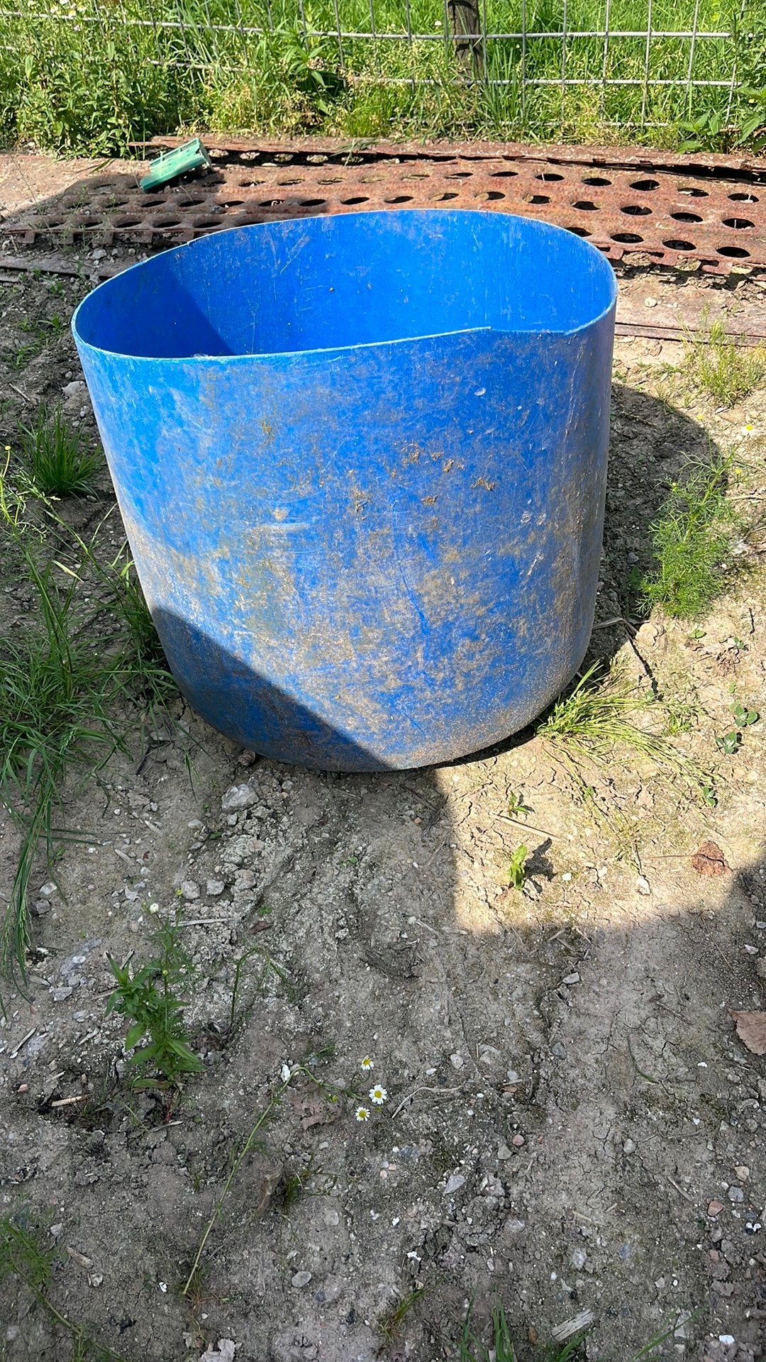 Plaatic ton, Tuin en Terras, Regentonnen, Minder dan 75 liter, Ophalen of Verzenden, Zo goed als nieuw