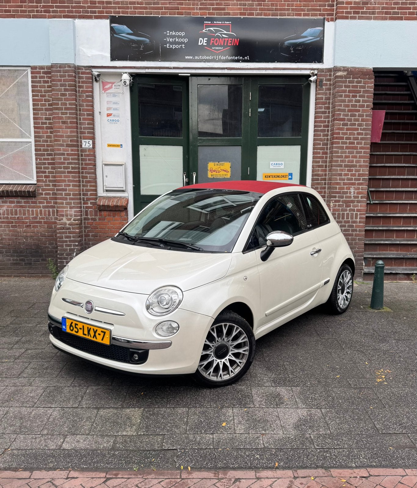 Fiat 500c 1.2 AUTOMAAT Xenon/Airco/Clima/Nwe APK/Nwe Riem, Auto's, 1242 cc, Bedrijf, Onderhoudsboekje, 69 pk