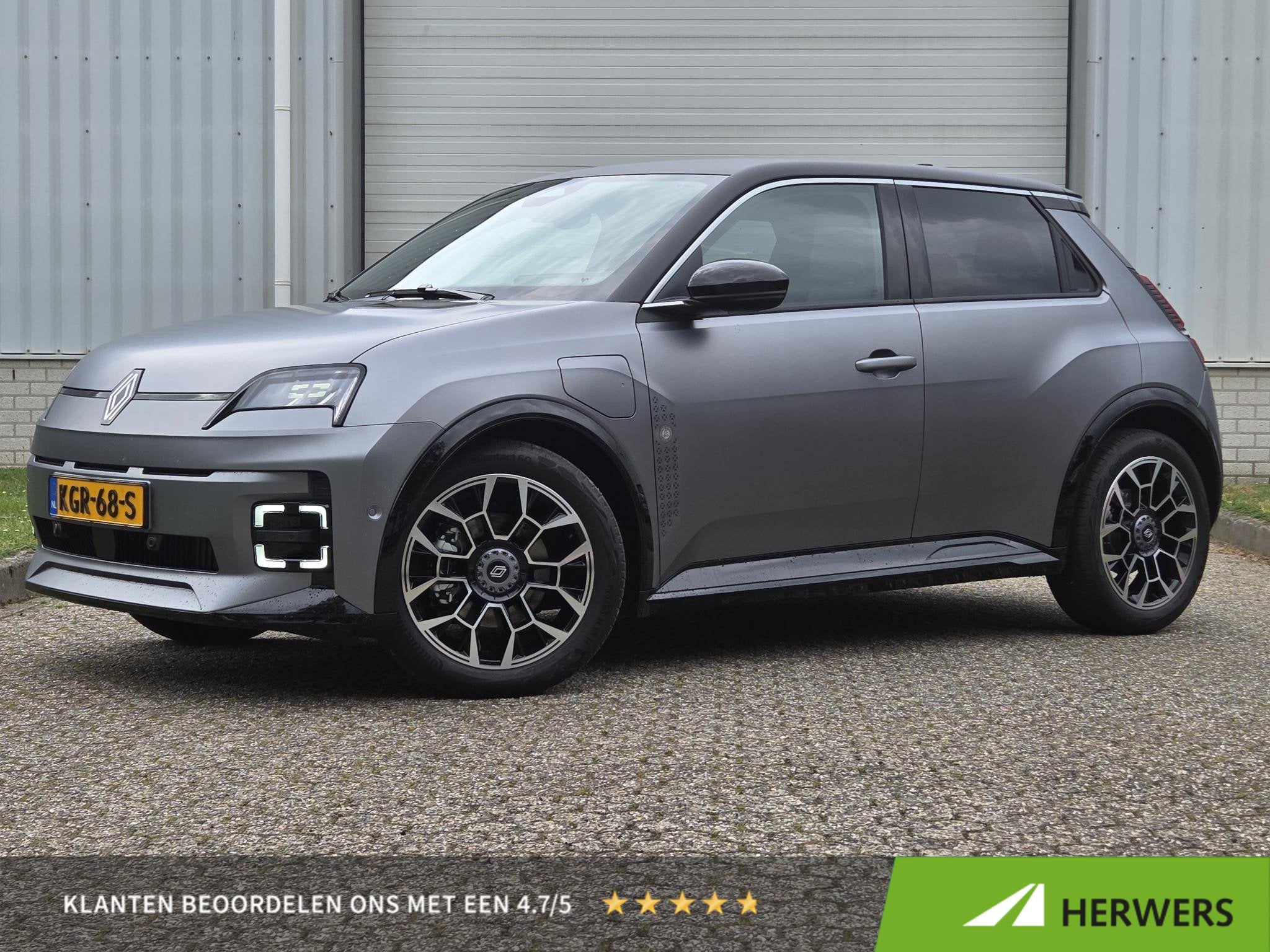 Renault 5 comfort range Roland-Garros 52 kWh / Garantie tot, Auto's, Leder en Stof, Origineel Nederlands, Zilver of Grijs, 500 kg