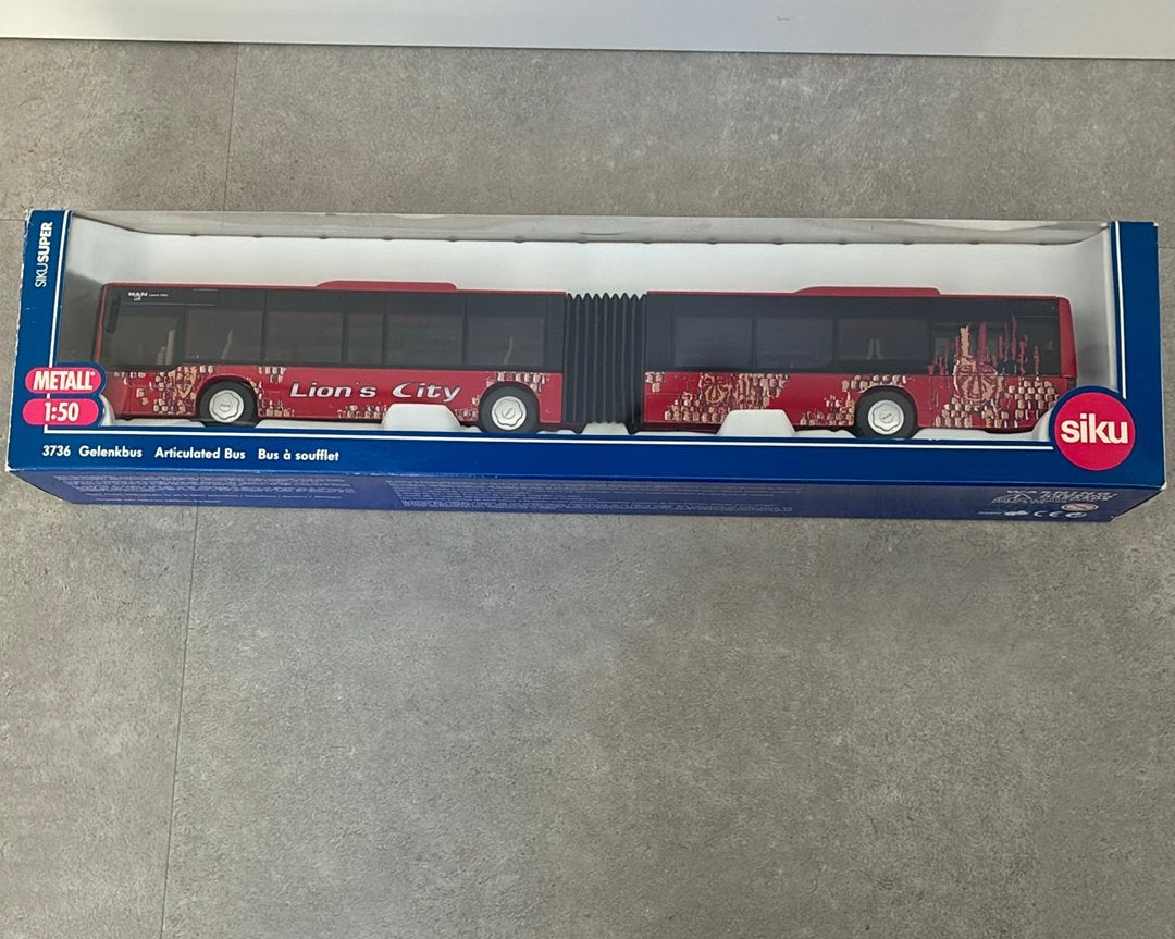 Siku MAN Lion's City Gelede Bus 1:50 - Nieuw in doos, Hobby en Vrije tijd, Ophalen of Verzenden, Nieuw, Bus of Vrachtwagen, SIKU