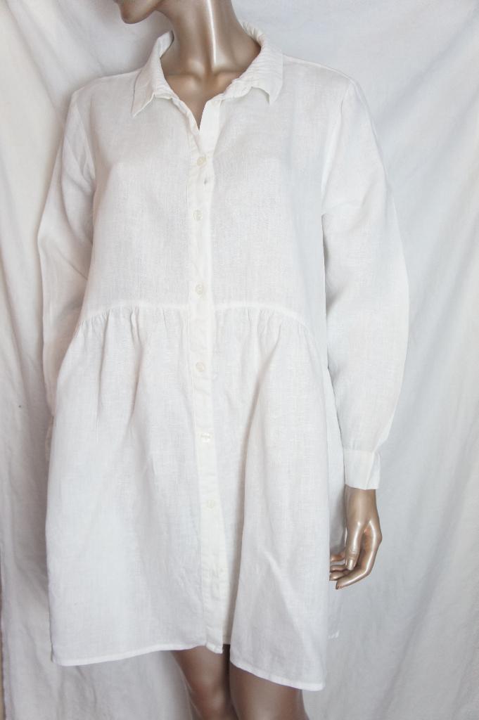 CARO tuniek maat 44 LINEN, Verzenden, Zo goed als nieuw, Maat 42/44 (L), Wit