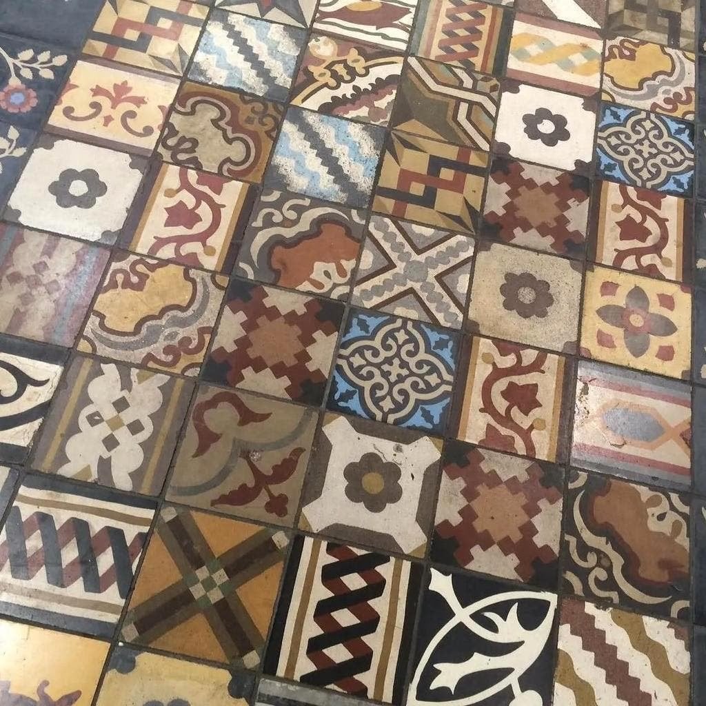 ANTIEKE TEGELS PATROONTEGELS UNIEKE VLOEREN!, Ophalen of Verzenden