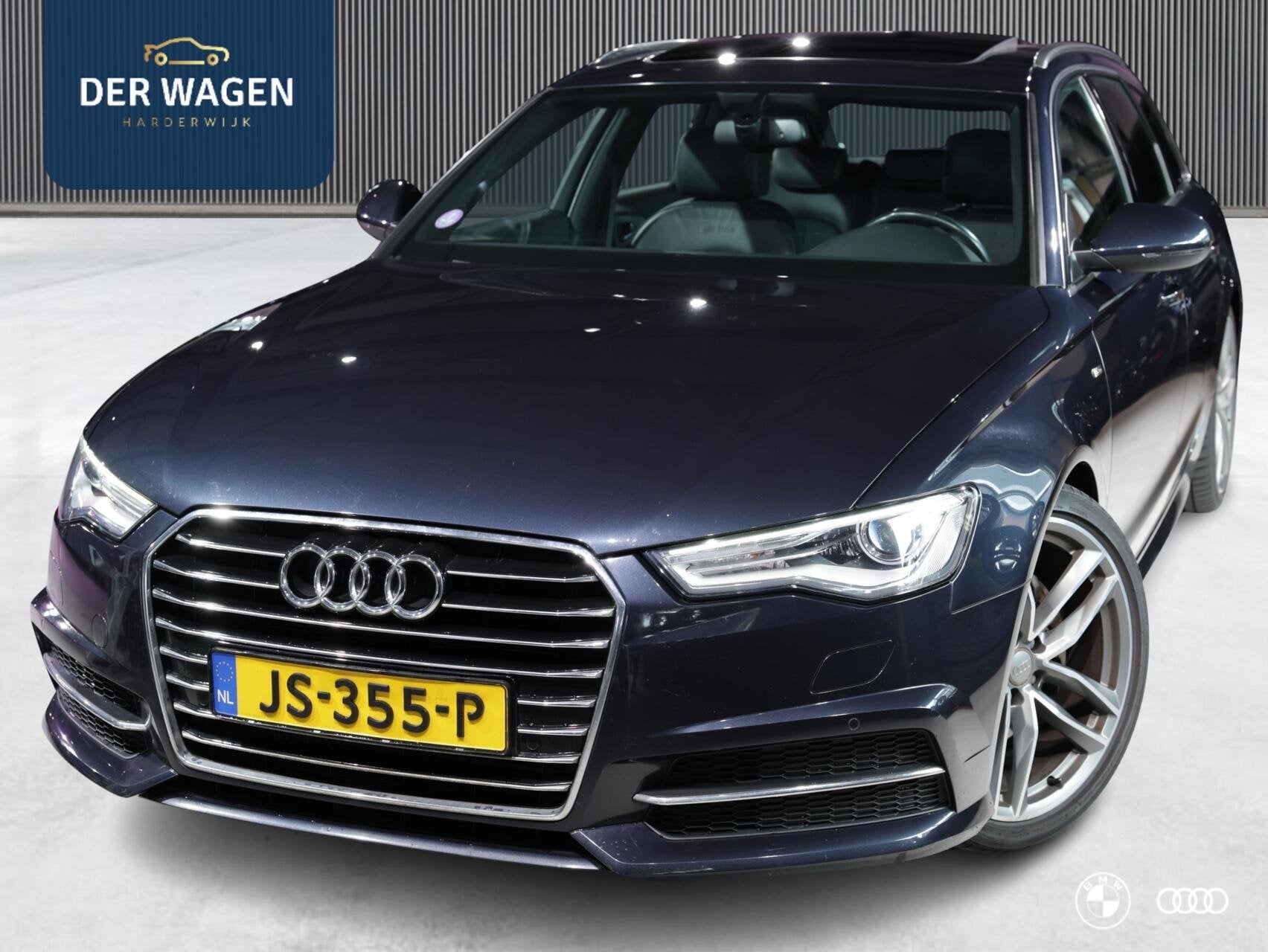 Audi A6 Avant 1.8 TFSI Sport / 3x S-LINE / SCHUIFDAK / 20" /, Voorwielaandrijving, Met garantie (alle), Blauw, Leder en Stof