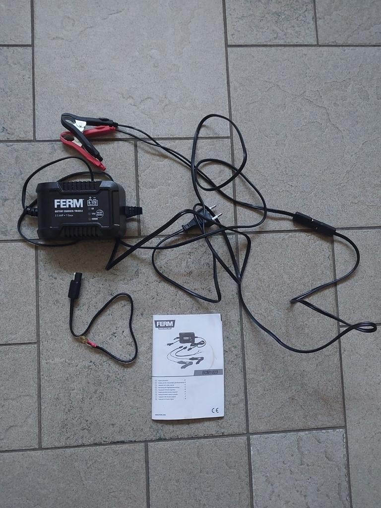 FERM Acculader / Druppellader 6-12V 2.0 AMP - BCM1023, Ophalen of Verzenden