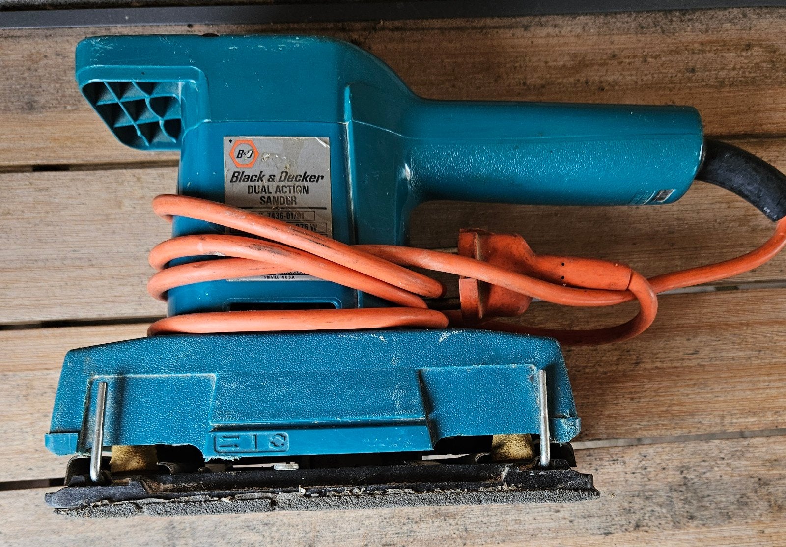 Vlak schuurmachine, Doe-het-zelf en Verbouw, Gereedschap | Schuurmachines, Ophalen of Verzenden, Gebruikt, 1200 watt of meer, Vlakschuurmachine