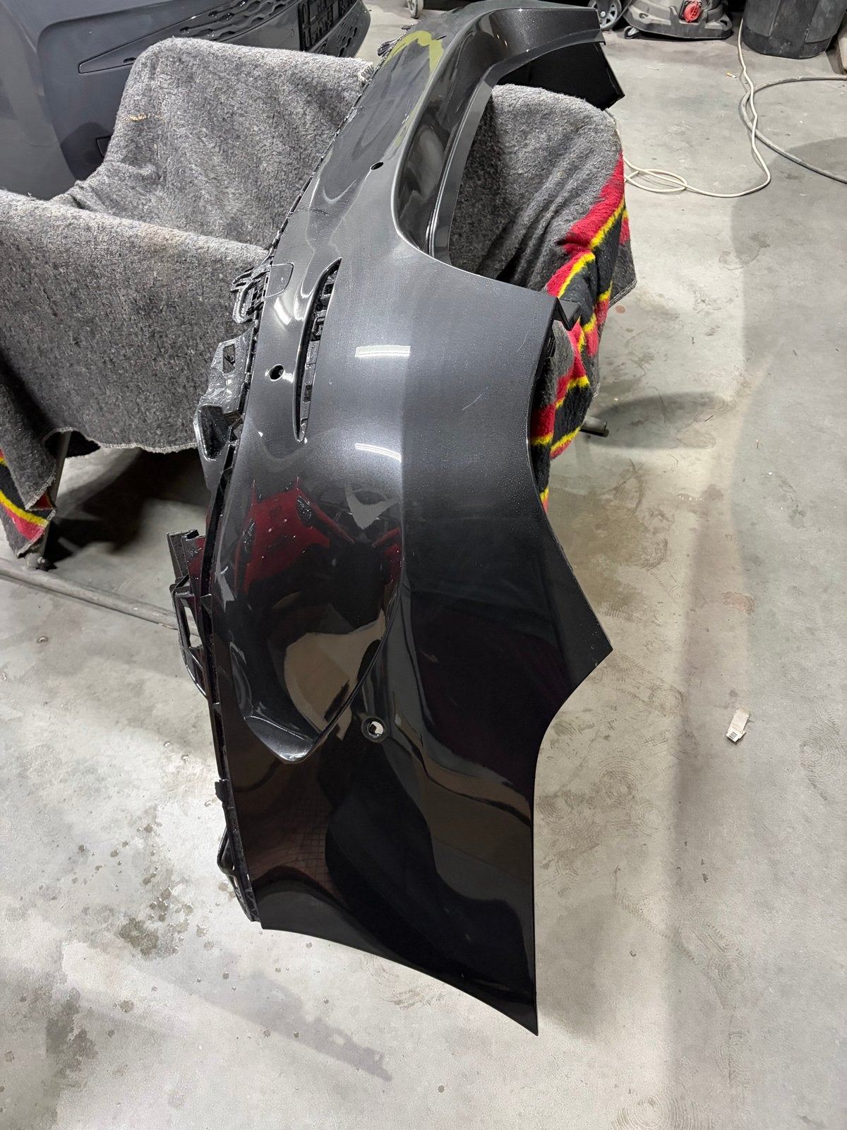Mercedes CLA Bumper Kleurcode 831, Gebruikt, Voor, Mercedes-Benz, Ophalen of Verzenden