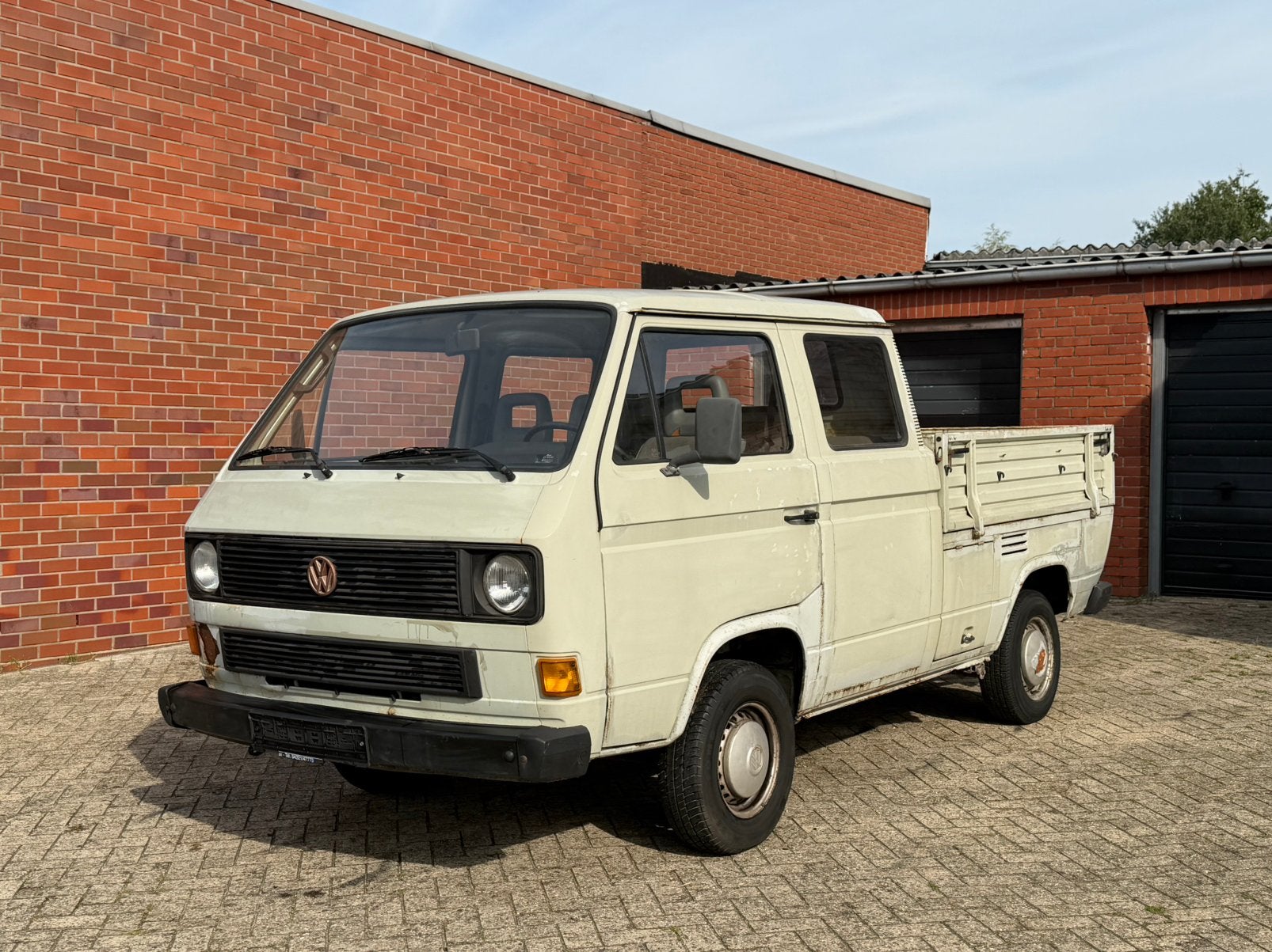 Volkswagen VW T3 Doka 1987 1.6 Diesel belastingvrij, Auto's, Zwart, Leder, Bedrijf, 70 pk