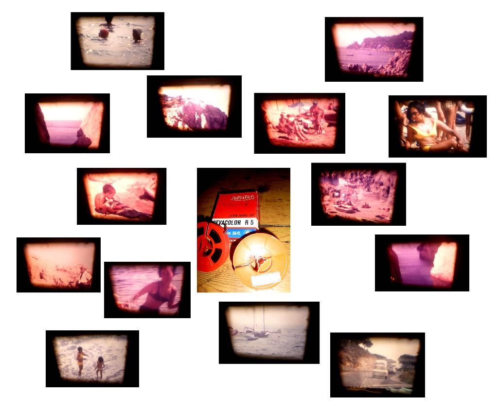 8mm film amateur Calella - 1968 - 2x15mtr - mooi, Audio, Tv en Foto, Filmrollen, 8mm film, Ophalen of Verzenden