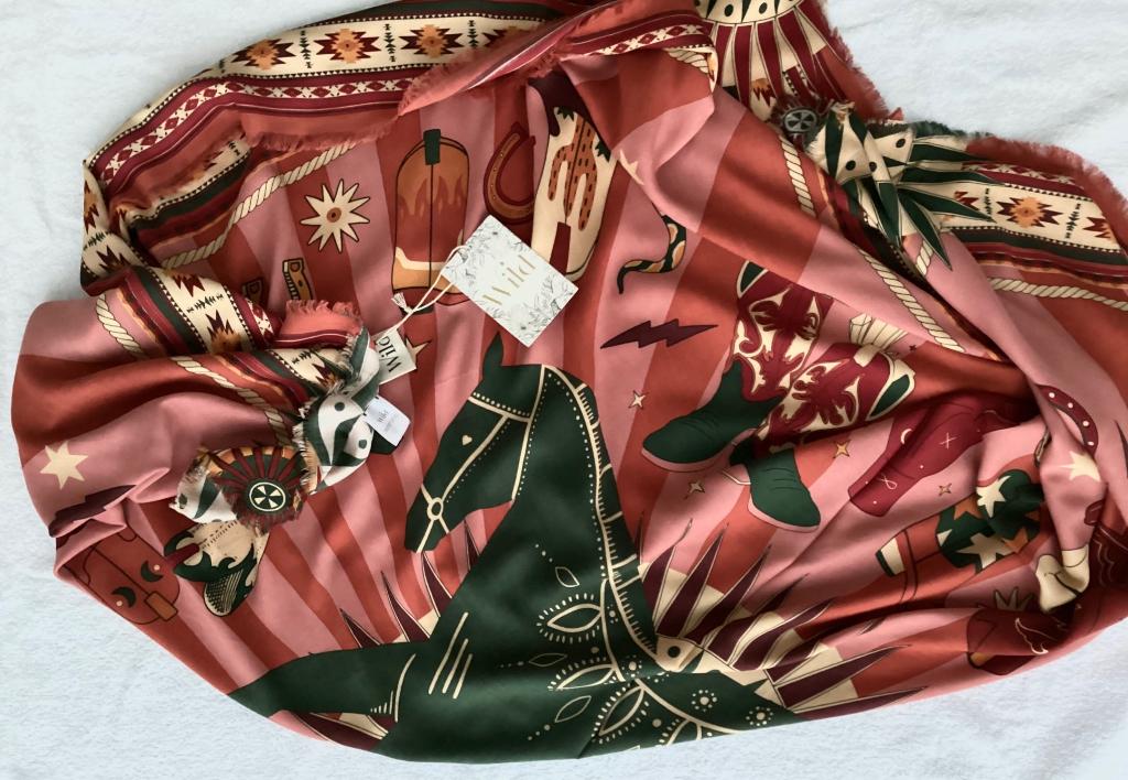Nieuwe WILD Sjaal Paarden / Cowboys / Boots / Boho / Animal, Kleding | Dames, Mutsen, Sjaals en Handschoenen, Nieuw, Pashmina