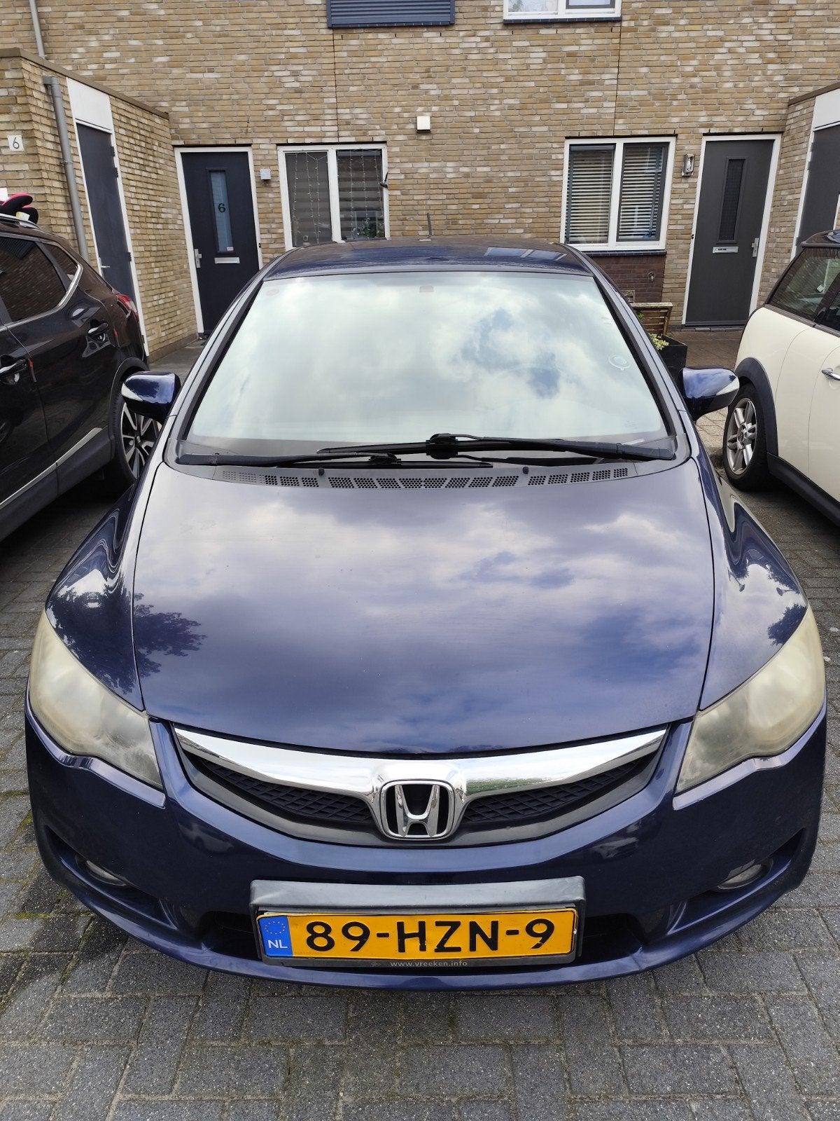 Honda Civic 1.3 Vtec Hybrid 4DR C-tr. 2009 Blauw, Blauw, Origineel Nederlands, 22 km/l, Sedan