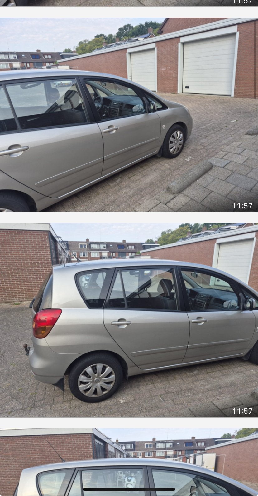 Toyota Corolla Verso 1.6 Vvt-i 2002 Grijs, Voorwielaandrijving, 450 kg, 4 cilinders, Handgeschakeld
