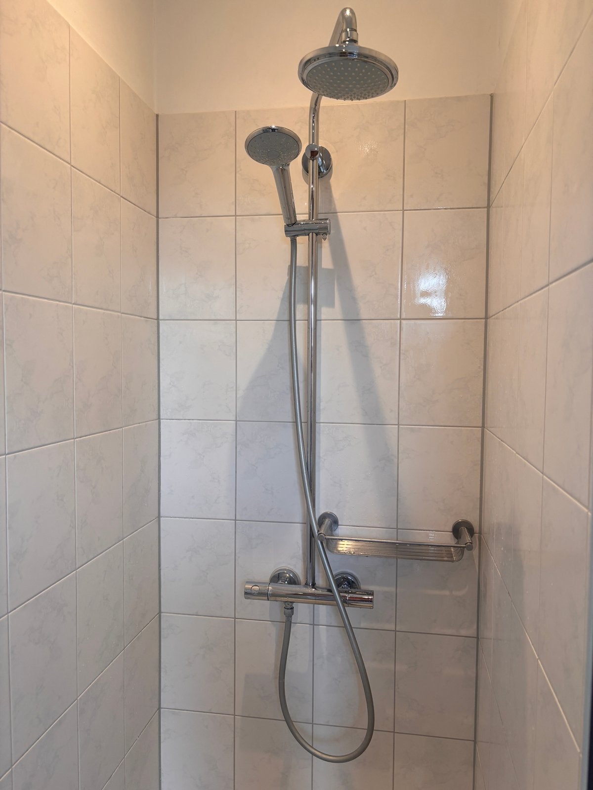 Grohe doucheset met thermostaatkraan, regendouche, Ophalen, Gebruikt, Chroom, Douche