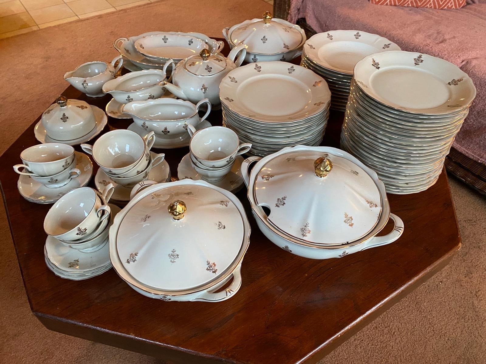 Uitgebreid Spenzo Jenny servies - Vintage en compleet, Ophalen, Gebruikt, Overige merken, Vintage