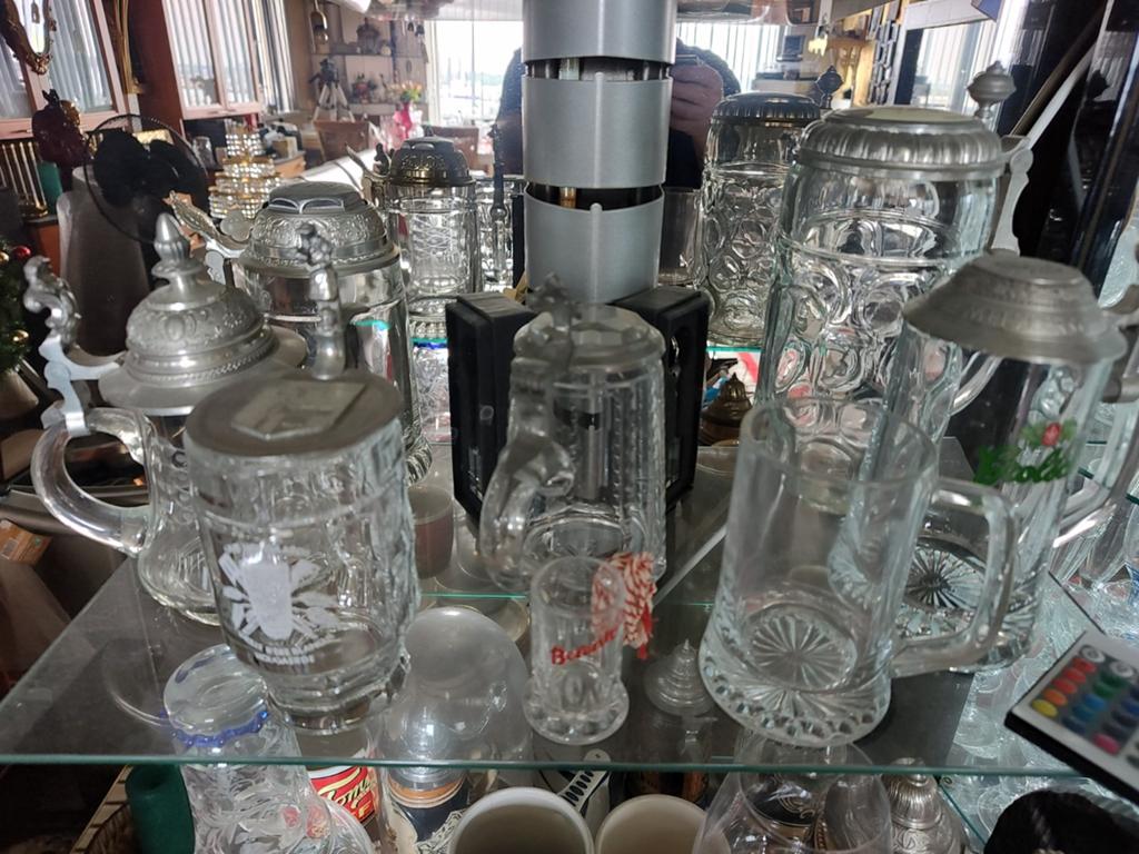 Diverse collectie bierpullen en steins, Ophalen of Verzenden