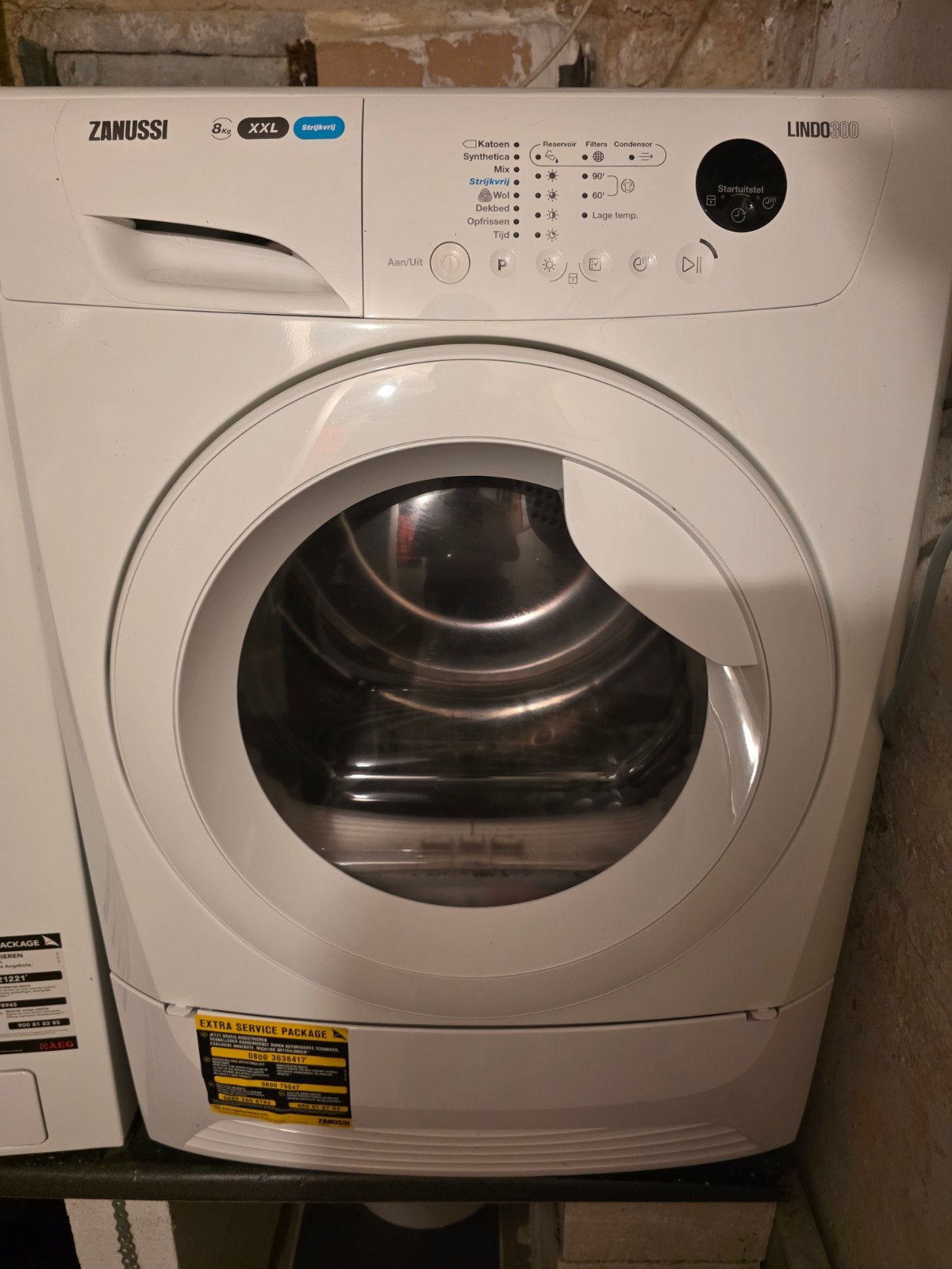 Zanussi 8KG trommel droger te koop, Witgoed en Apparatuur, 6 tot 8 kg, Ophalen, Condens, Minder dan 85 cm