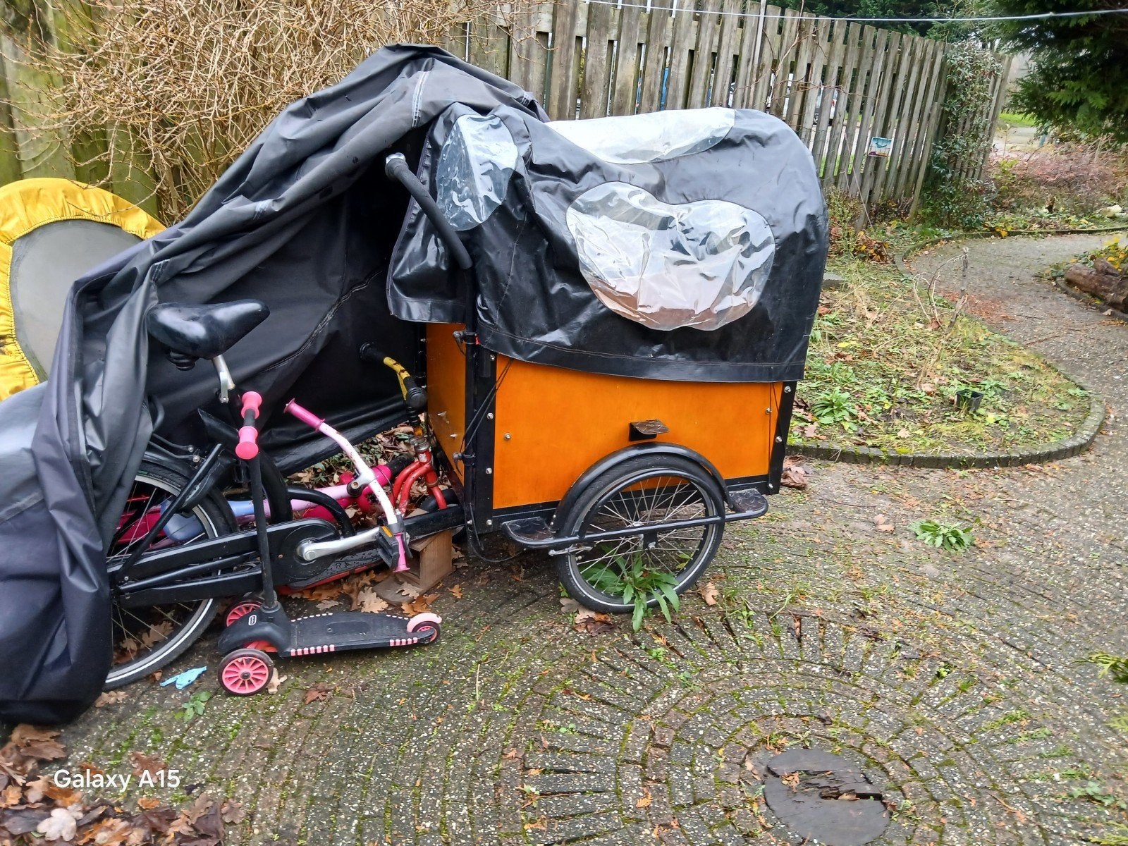 bakfiets, Ophalen, 1 kind