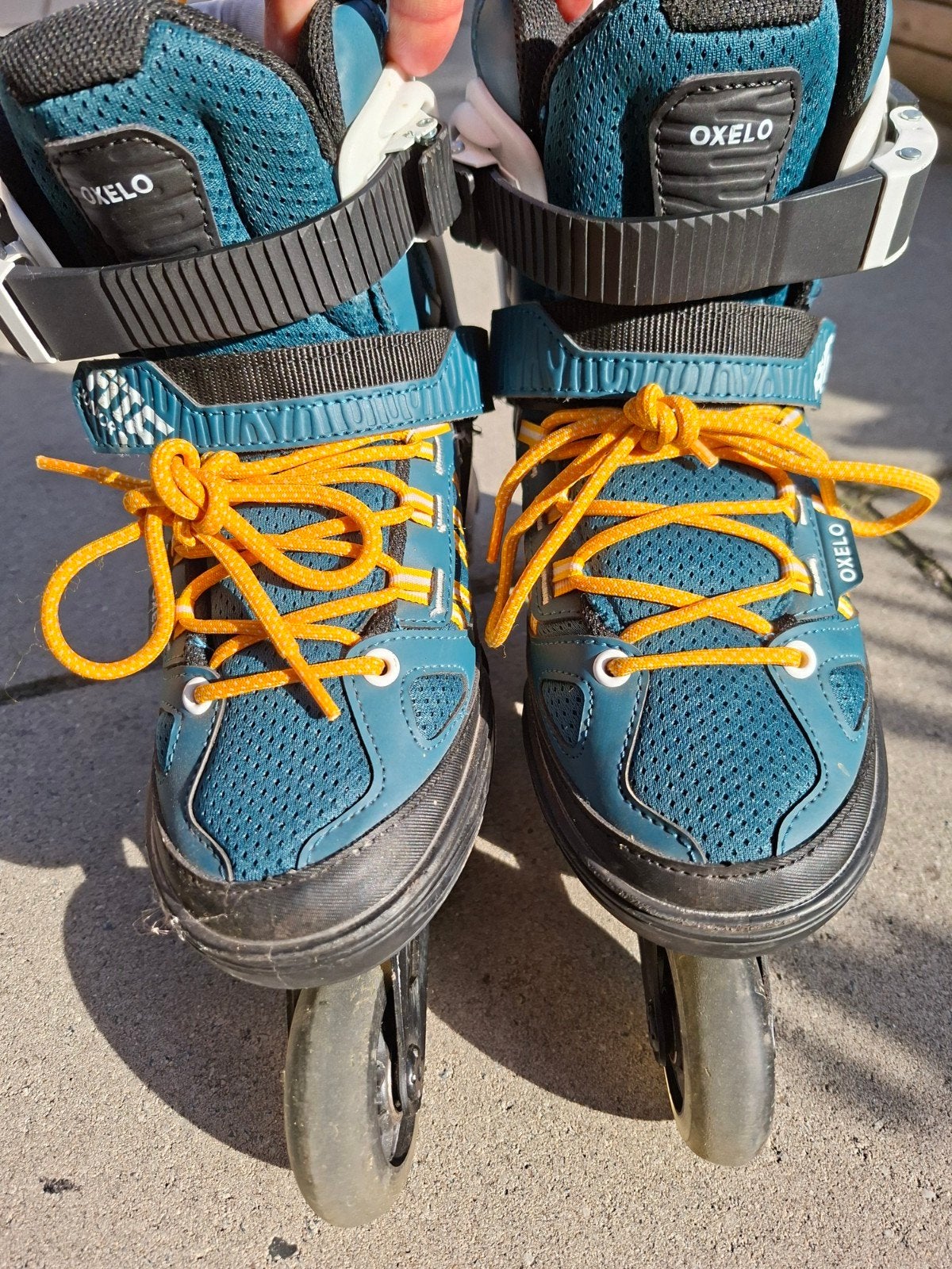 Verstelbare Oxelo inline skates, maat 38-41, Overige merken, Kinderen, Ophalen of Verzenden, Inline skates 4 wielen