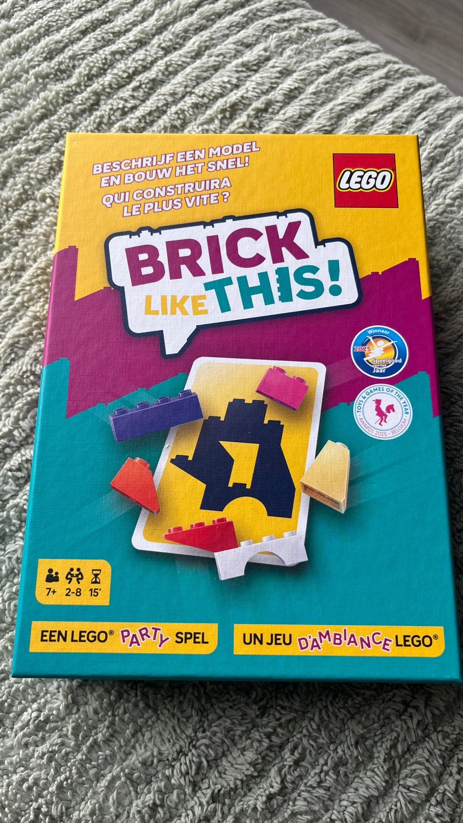 LEGO Brick Like This! Party Spel - Nieuwstaat, Drie of vier spelers, Ophalen of Verzenden, Zo goed als nieuw
