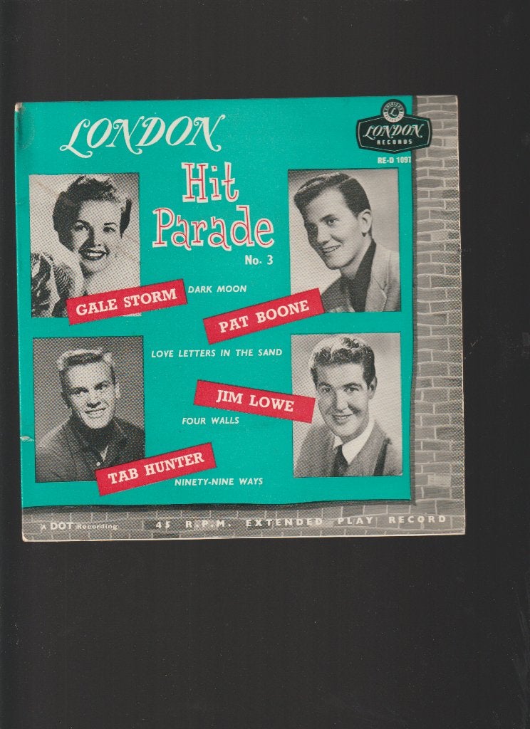 VINYL EP  //  LONDON  HITPARADE  NO.  3, Verzenden, 7 inch, Fotohoes, Zo goed als nieuw