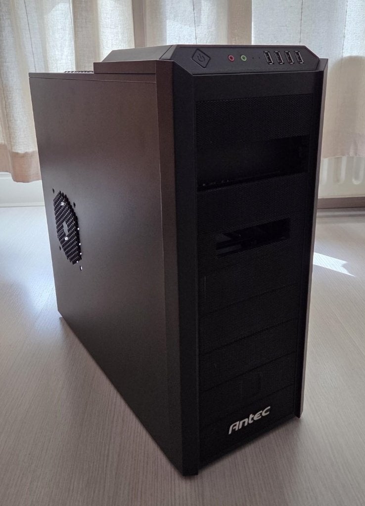 Antec ATX PC kast + 2 ventilatoren, Ophalen, Gebruikt
