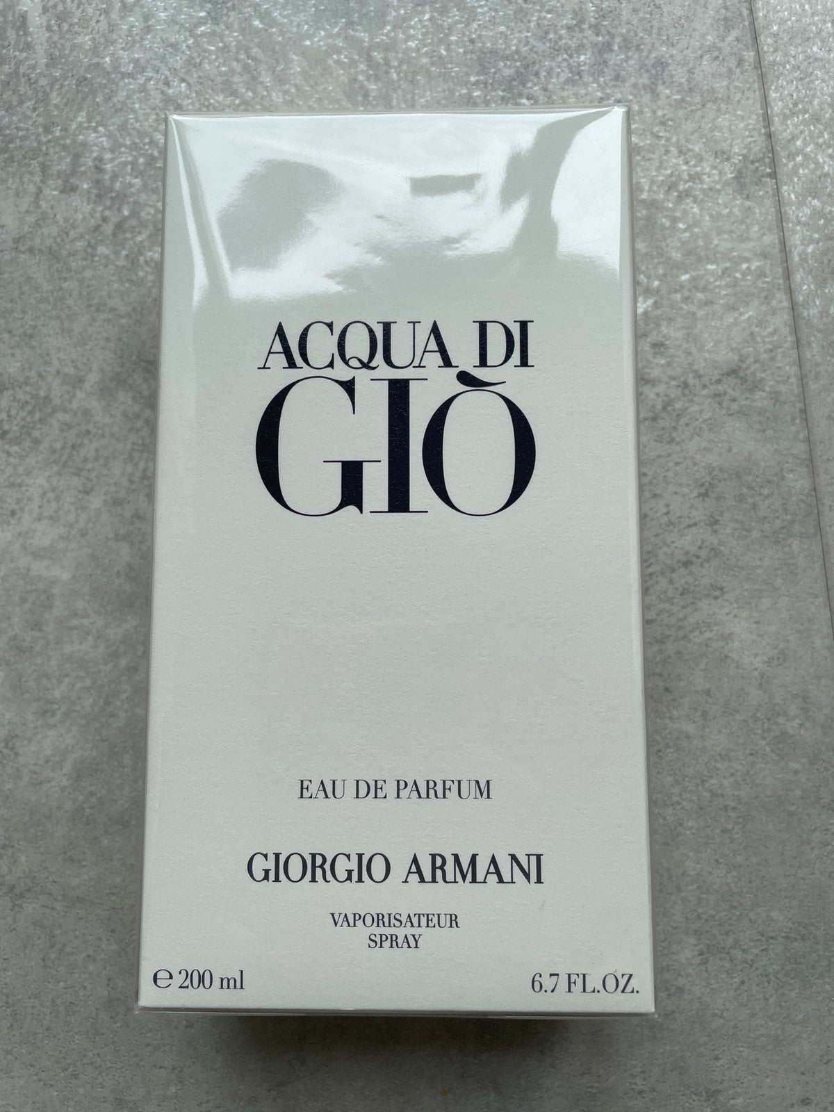 Giorgio Armani acqua di gio 200ml eau de parfum nieuw, Ophalen of Verzenden, Nieuw