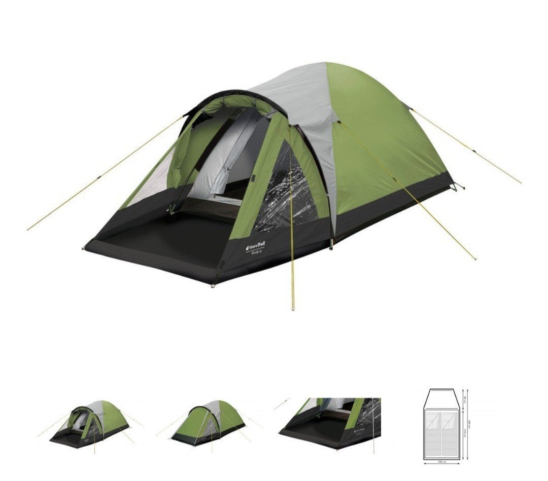 EuroTrail Rocky 2 - Compacte 2-persoons tent, Ophalen of Verzenden, Nieuw, Tot en met 2