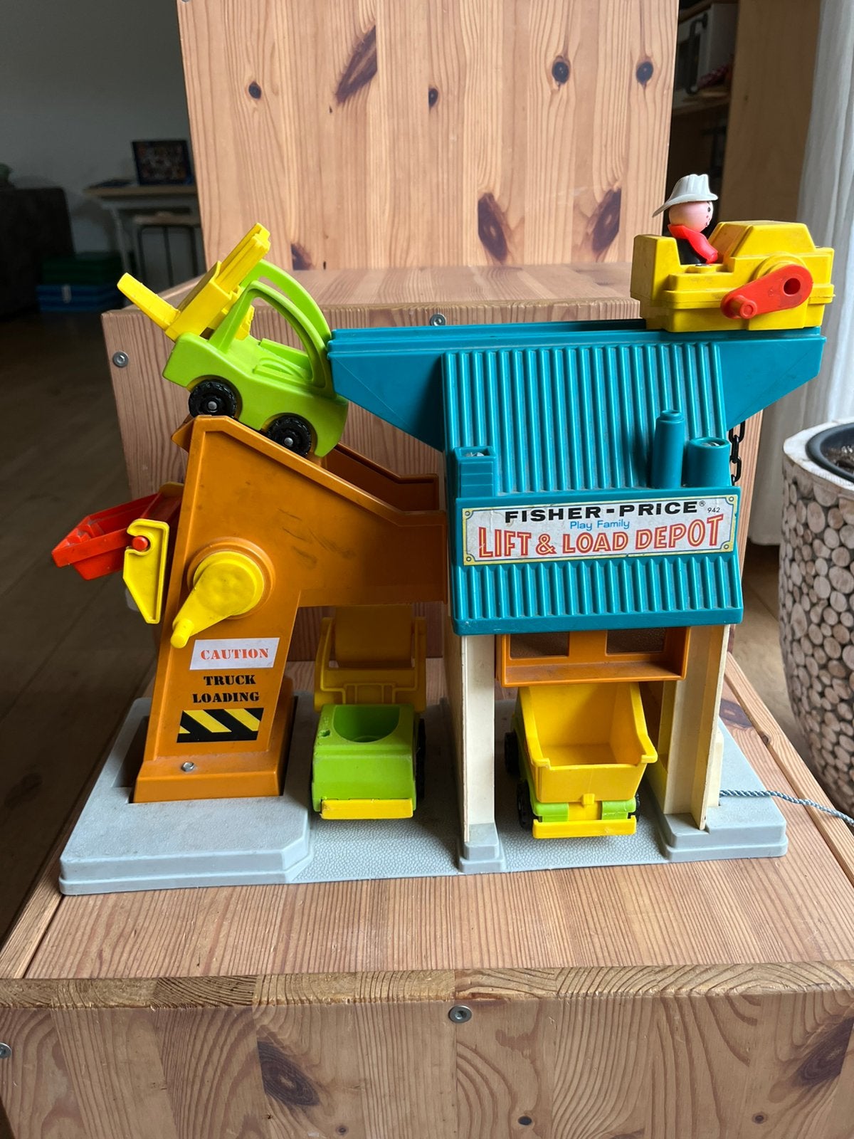 Vintage fisherprice speelgoed, Ophalen of Verzenden, Zo goed als nieuw, Speelset