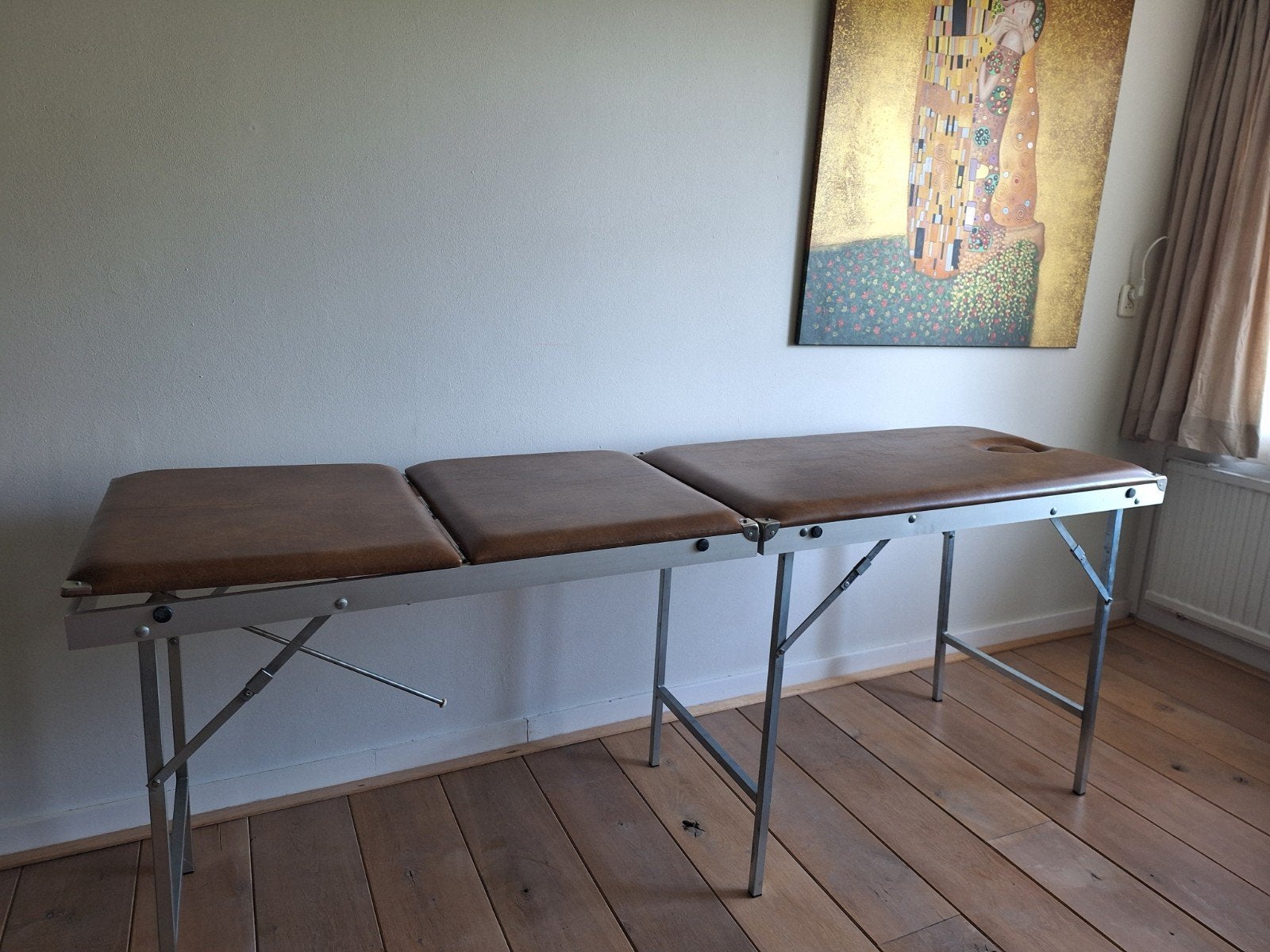 Massagetafel opvouwbaar incl hoes kussentje + gezichtdoekjes, Ophalen, Massagetafel