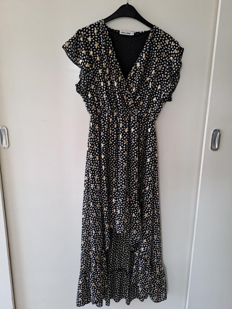 ZGAN Papillonne jurk maat s, Kleding | Dames, Zwart, Papillonne, Ophalen of Verzenden, Zo goed als nieuw