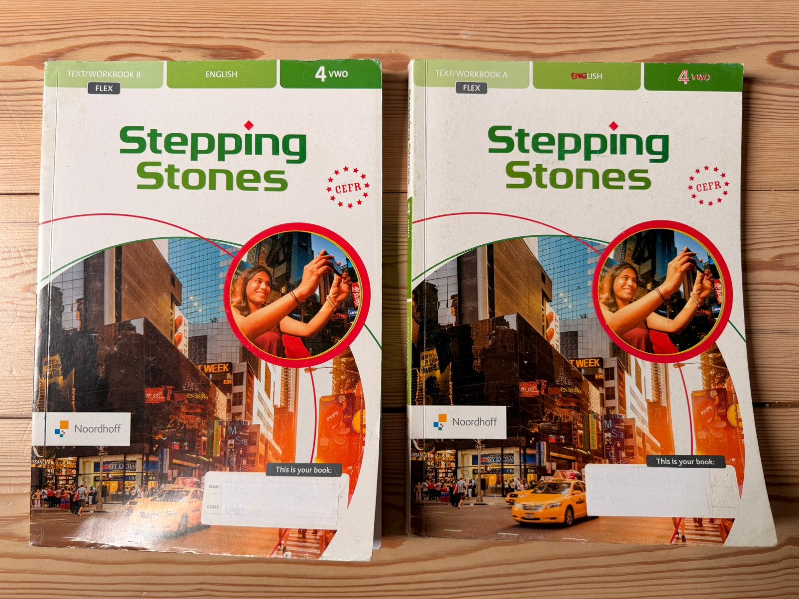 Stepping Stones 4 vwo Flex – Text/A + B, Ophalen of Verzenden, Zo goed als nieuw, VWO, Engels