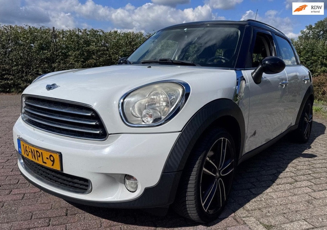 Mini Countryman 1.6 Cooper D ALL4 4X4 Chili LEDER CRUISE 2 X, Auto's, 1355 kg, Euro 5, Gebruikt, Lederen bekleding