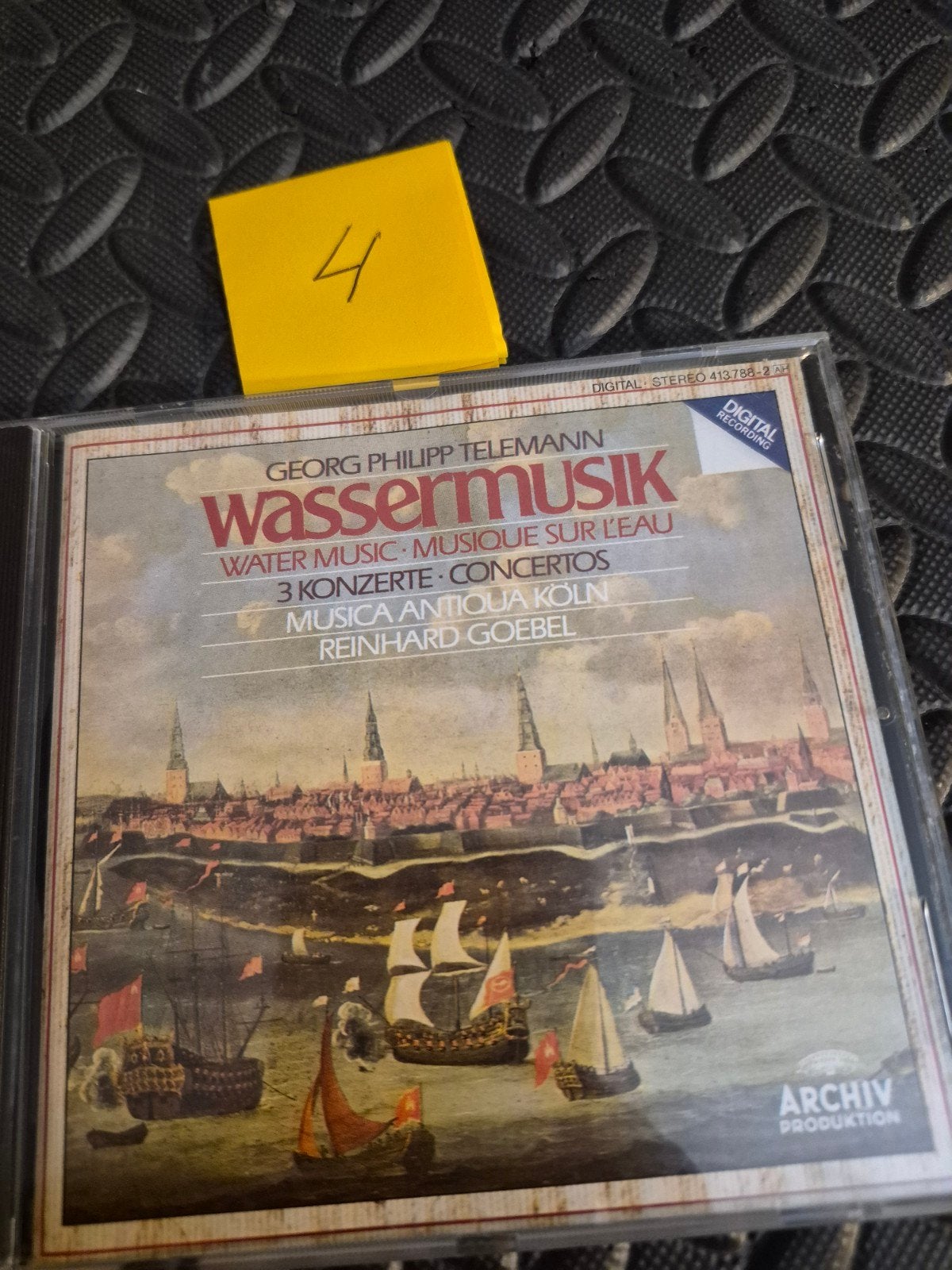 Georg Philipp Telemann  Wassermusik - Musica Antiqua Köln CD, Gebruikt, Overige componisten, Ophalen of Verzenden, Orkest of Ballet