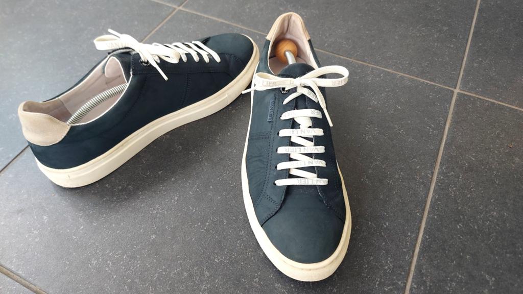 Heren schoenen: Van Lier, Lavorazione , Vertice, Rehab, Kleding | Heren, Schoenen, Ophalen of Verzenden, Zo goed als nieuw, Blauw