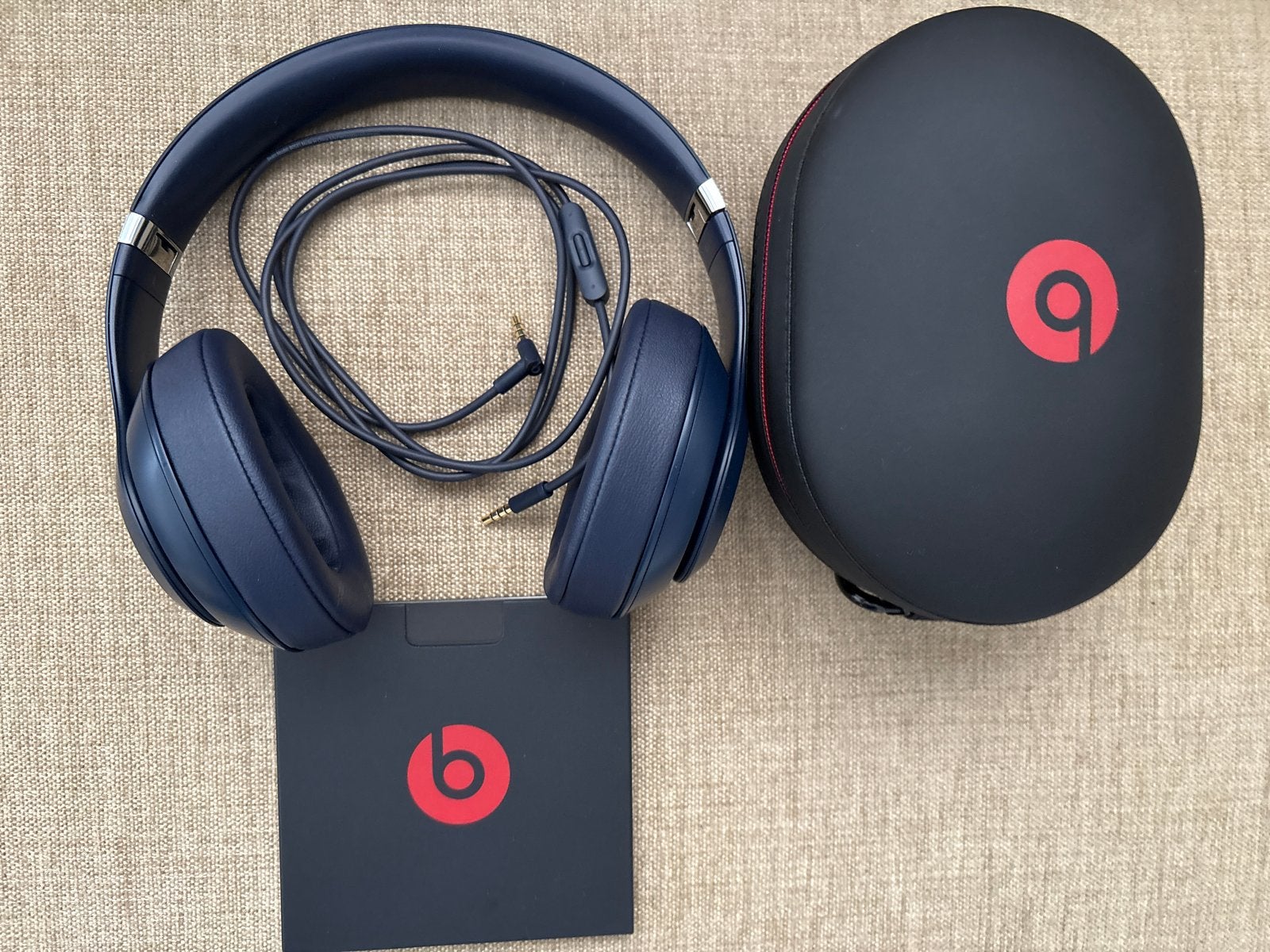 Beats Studio 3 Wireless koptelefoon - Donkerblauw, Audio, Tv en Foto, Koptelefoons, Ophalen, Bluetooth, Beats, Zo goed als nieuw