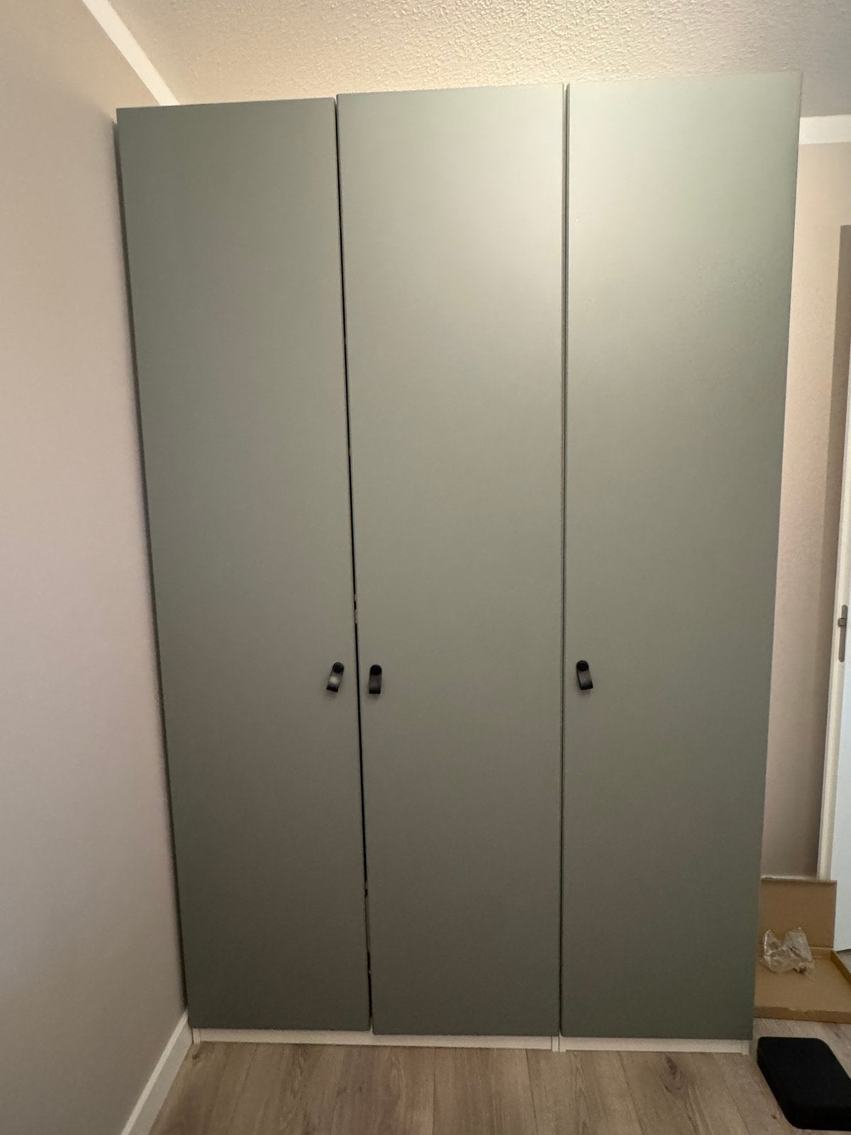 Ikea pax REINSVOLL Deur, grijsgroen, 50x229 cm (3stuks), Ophalen, 200 cm of meer, 50 tot 100 cm, Zo goed als nieuw