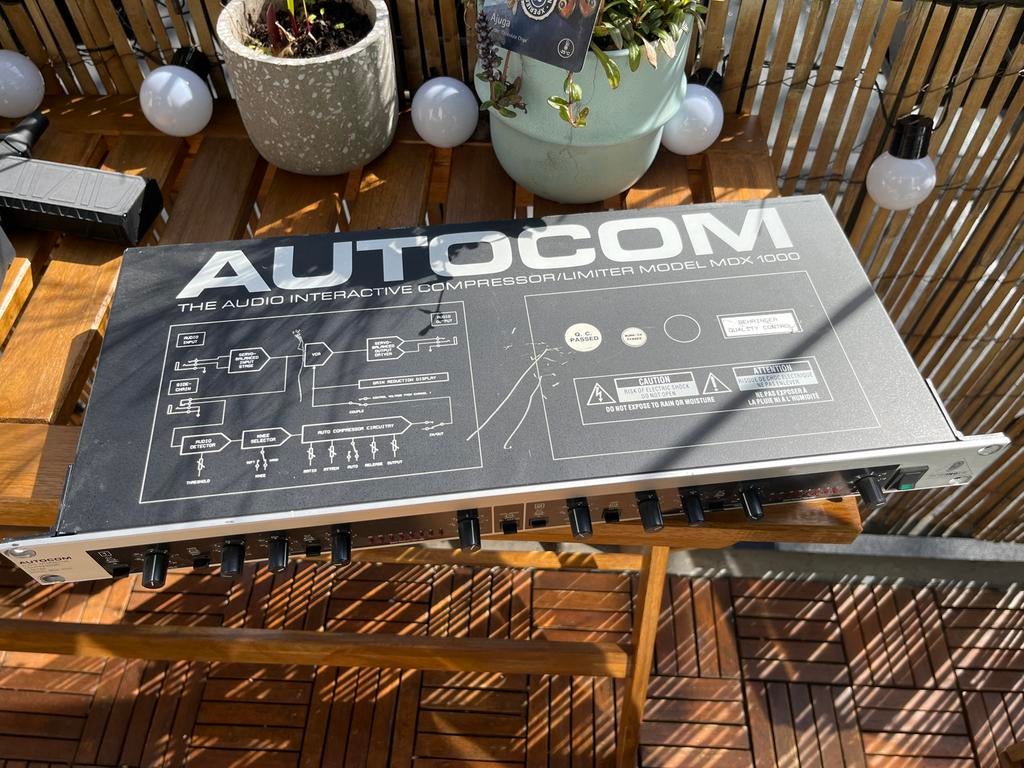 Autocom Audio Interactive Compressor/Limiter MDX 1000, Ophalen of Verzenden, Gebruikt, Compressor