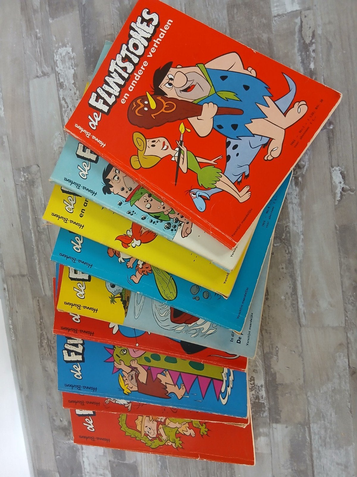 De Flintstones en andere verhalen - Complete serie, Boeken, Stripboeken, Gelezen, Complete serie of reeks, Ophalen of Verzenden