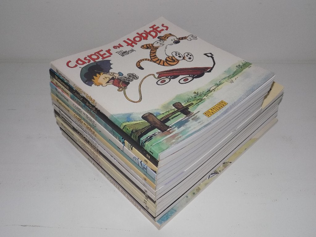 Casper en Hobbes ~ Complete serie 1 tm 13 + Het beste van, Complete serie of reeks, Ophalen of Verzenden, Zo goed als nieuw