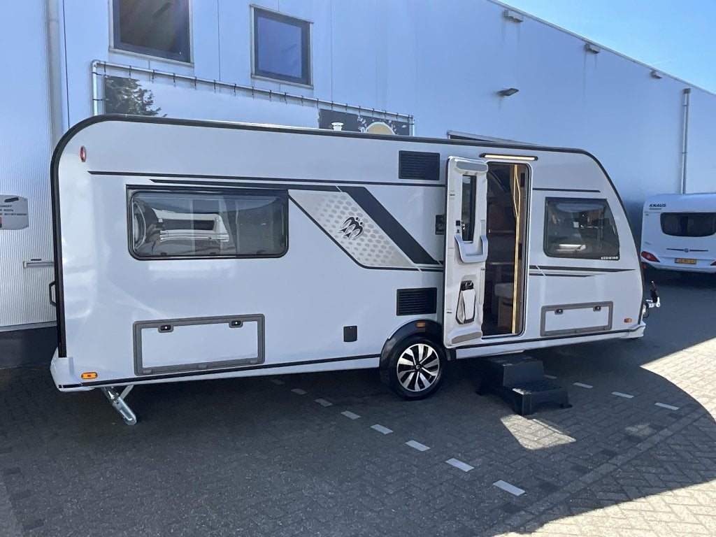 Knaus Sudwind Black Selection 580 UF MOVER-AIRCO-LUIFEL-LUX&, Caravans en Kamperen, Rondzit, Bedrijf, Overige typen, 6 tot 7 meter