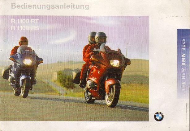 BMW R1100 RT - R1100 RS Bedienungsanleitung (6160z), Ophalen of Verzenden, BMW