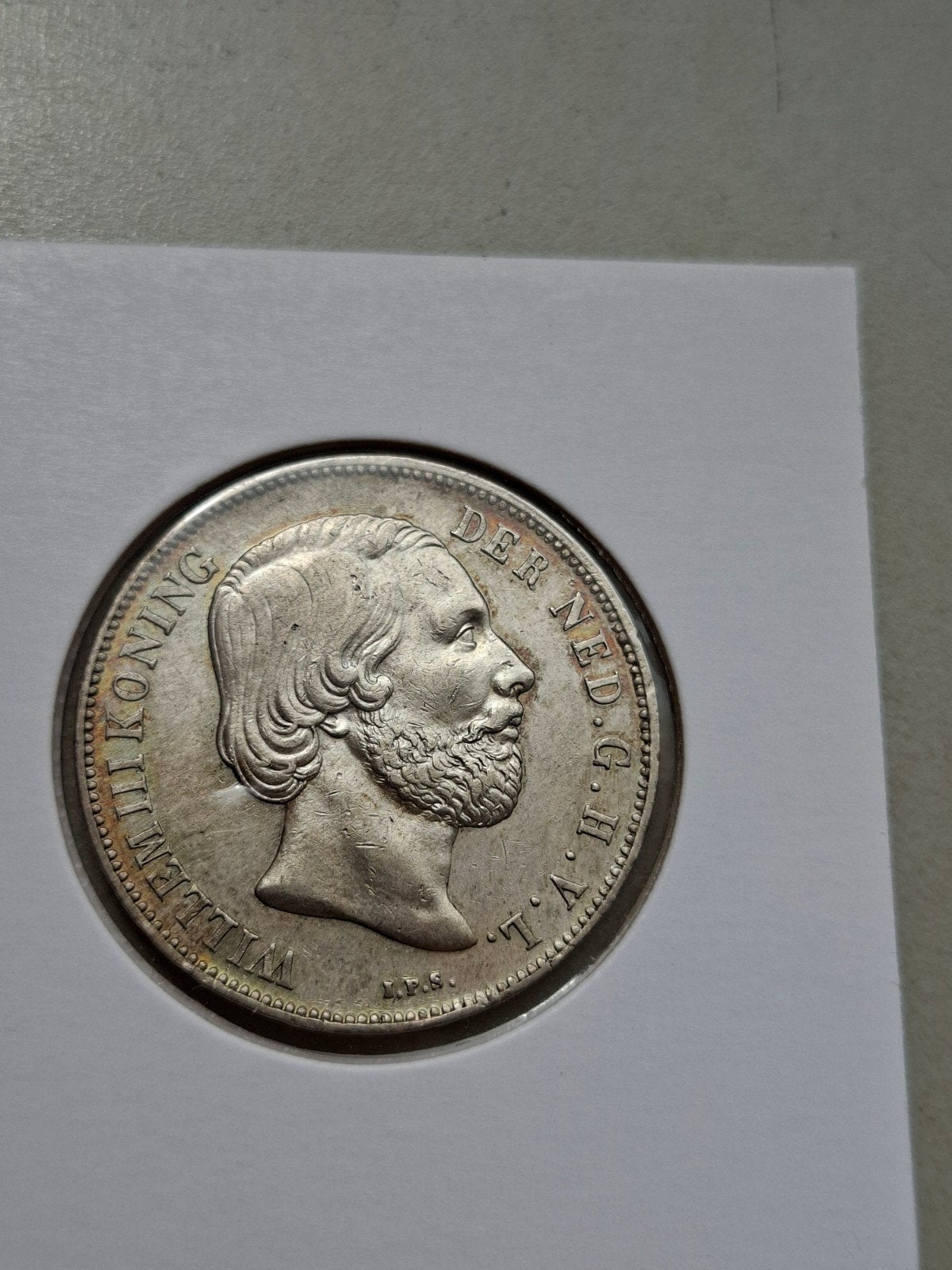 1 gulden 1864 prachtig mooi willem III 3, Postzegels en Munten, Munten | Nederland, 1 gulden, Koning Willem III, Zilver, Ophalen of Verzenden