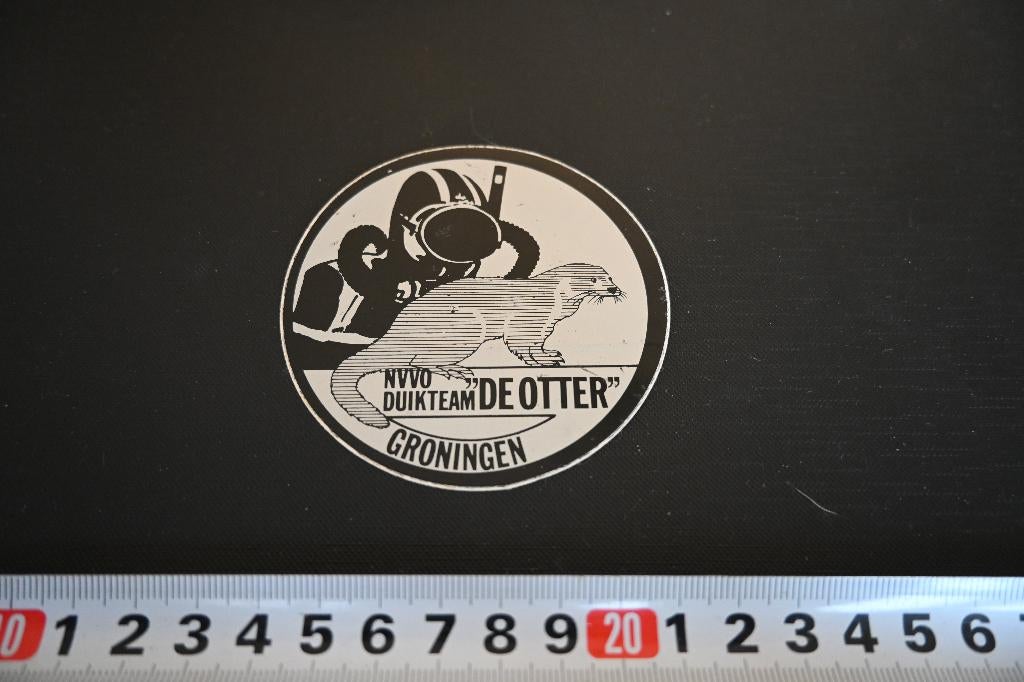 sticker Groningen NVVO Duikteam DE OTTER, Ophalen, Zo goed als nieuw, Sticker