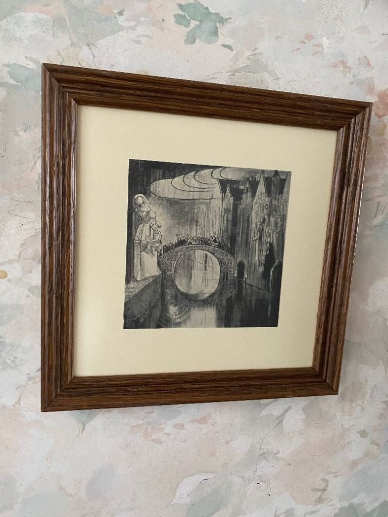 Oude  Prent  Jan  Toorop  .  1915, Ophalen of Verzenden