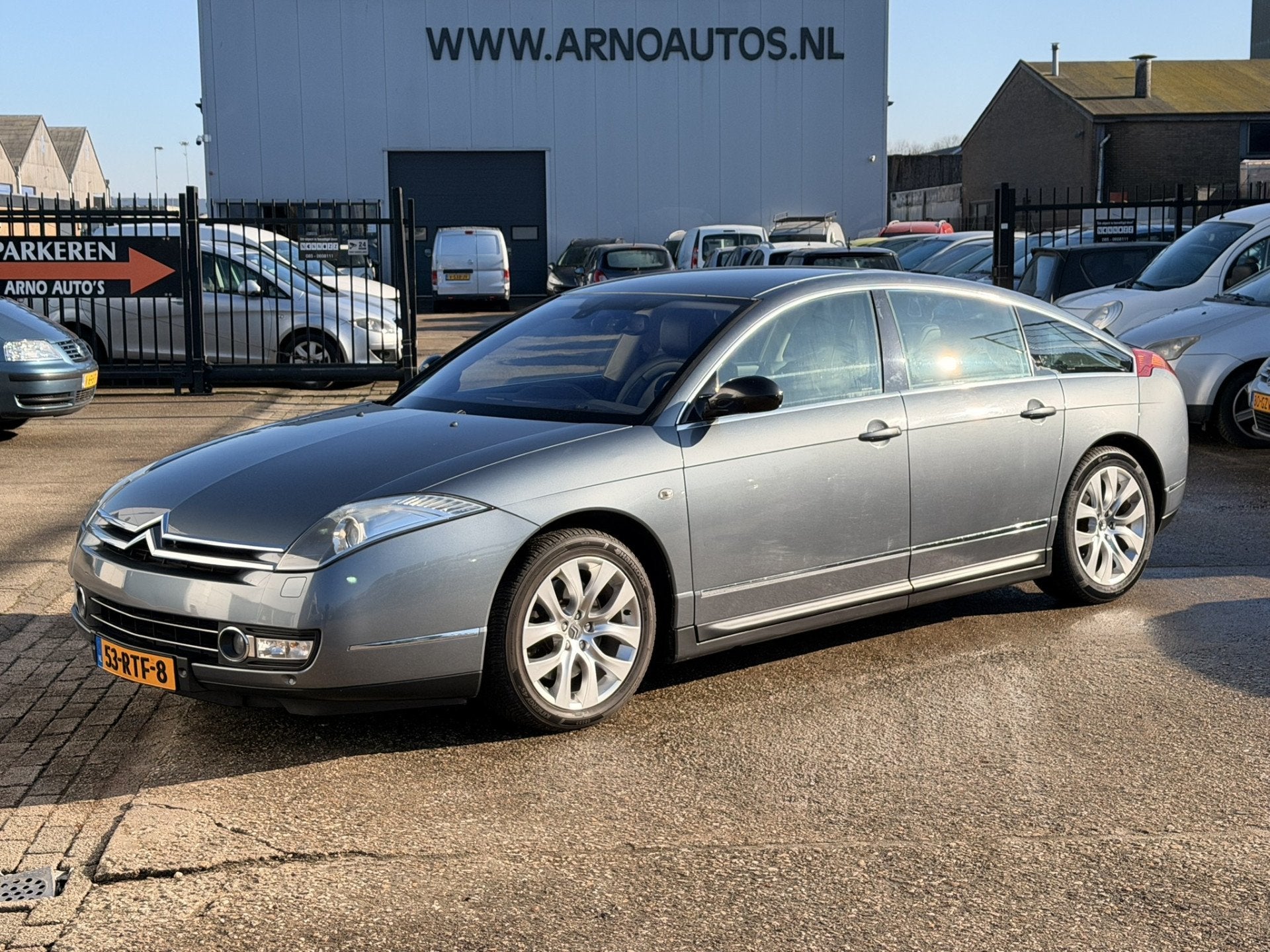 Citroën C6 3.0 HdiF V6 AUTOMAAT EURO 5, 241 PK Exclusive, A, Gebruikt, Zwart, C6, 1848 kg
