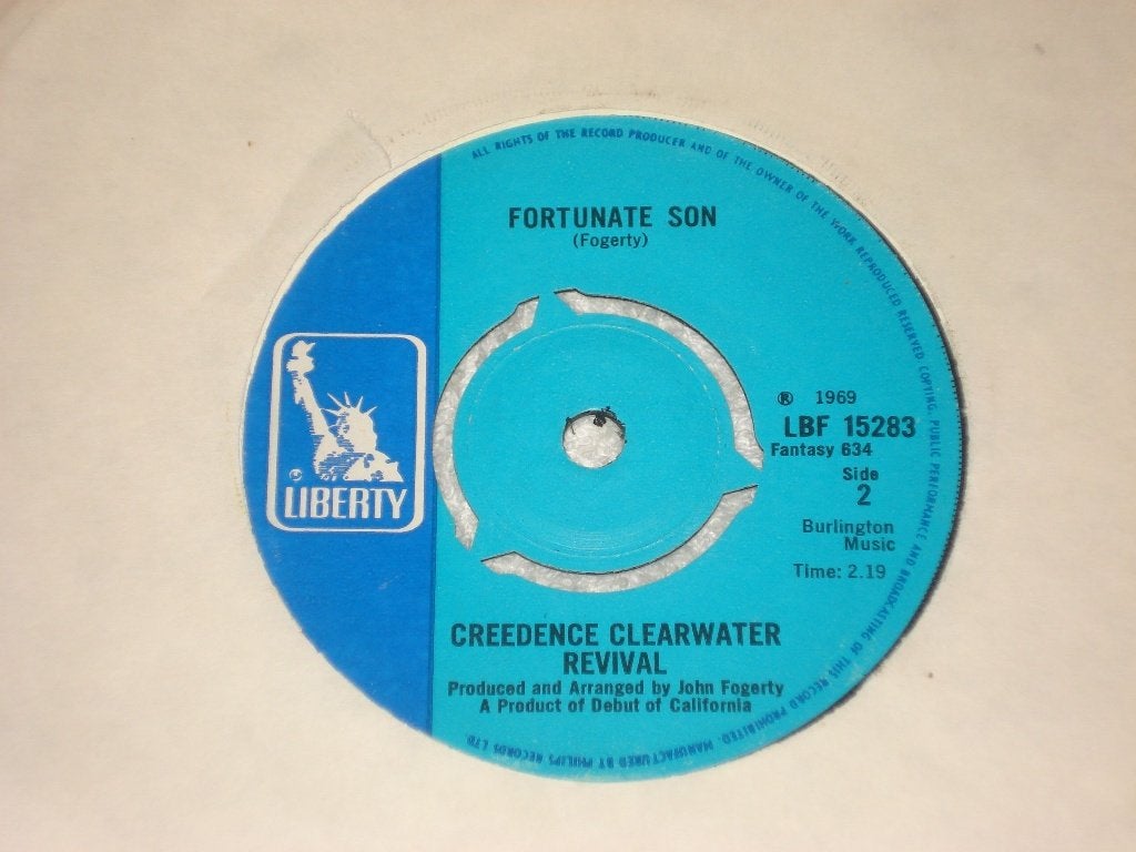 Creedence Clearwater Revival  Fortunate Son  Liberty, Originele persing, Ophalen of Verzenden, Gebruikt, Pop