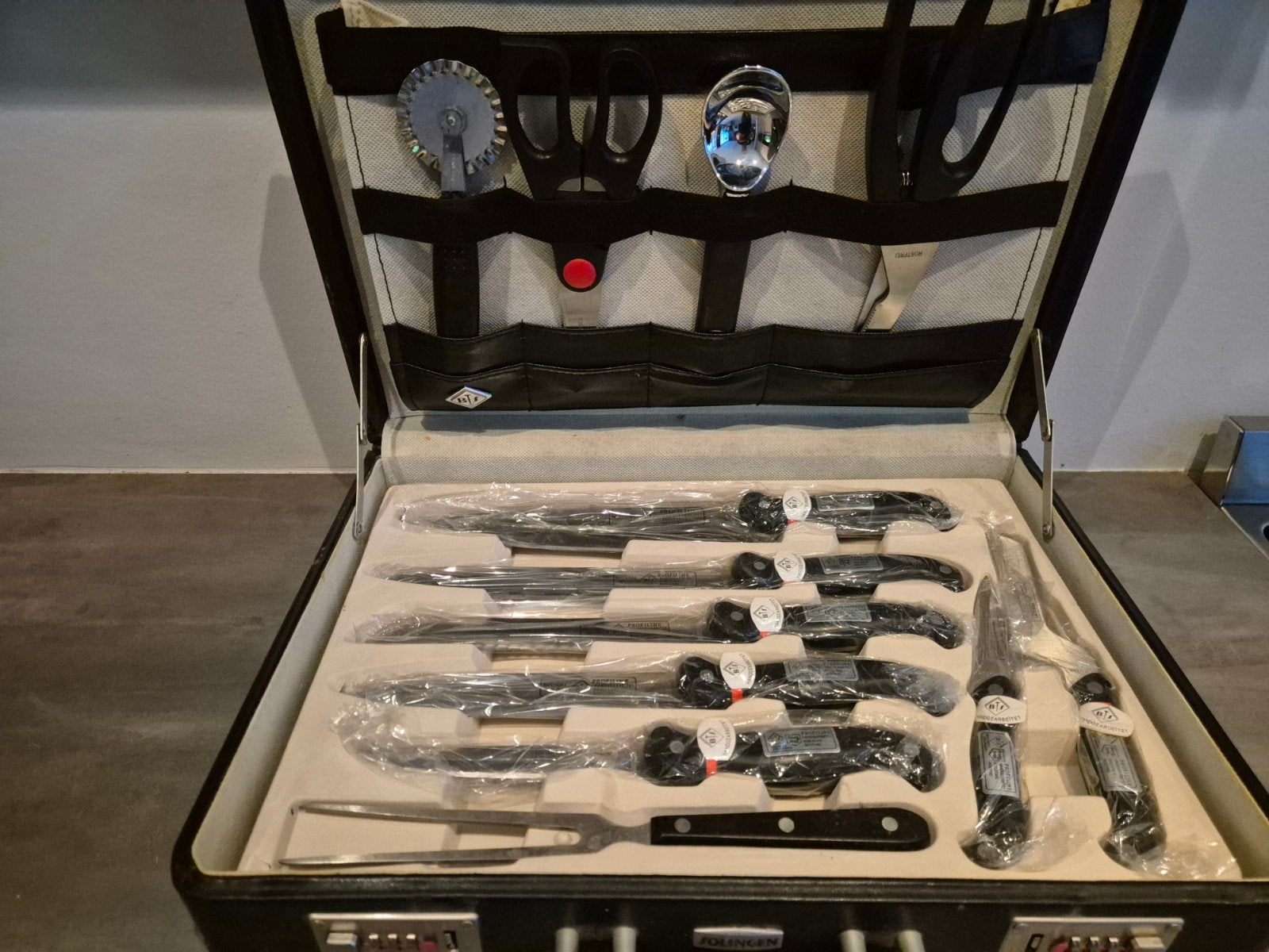 Solingen ProfiLine Messenset in Koffer - Handgearbeitet, Ophalen of Verzenden
